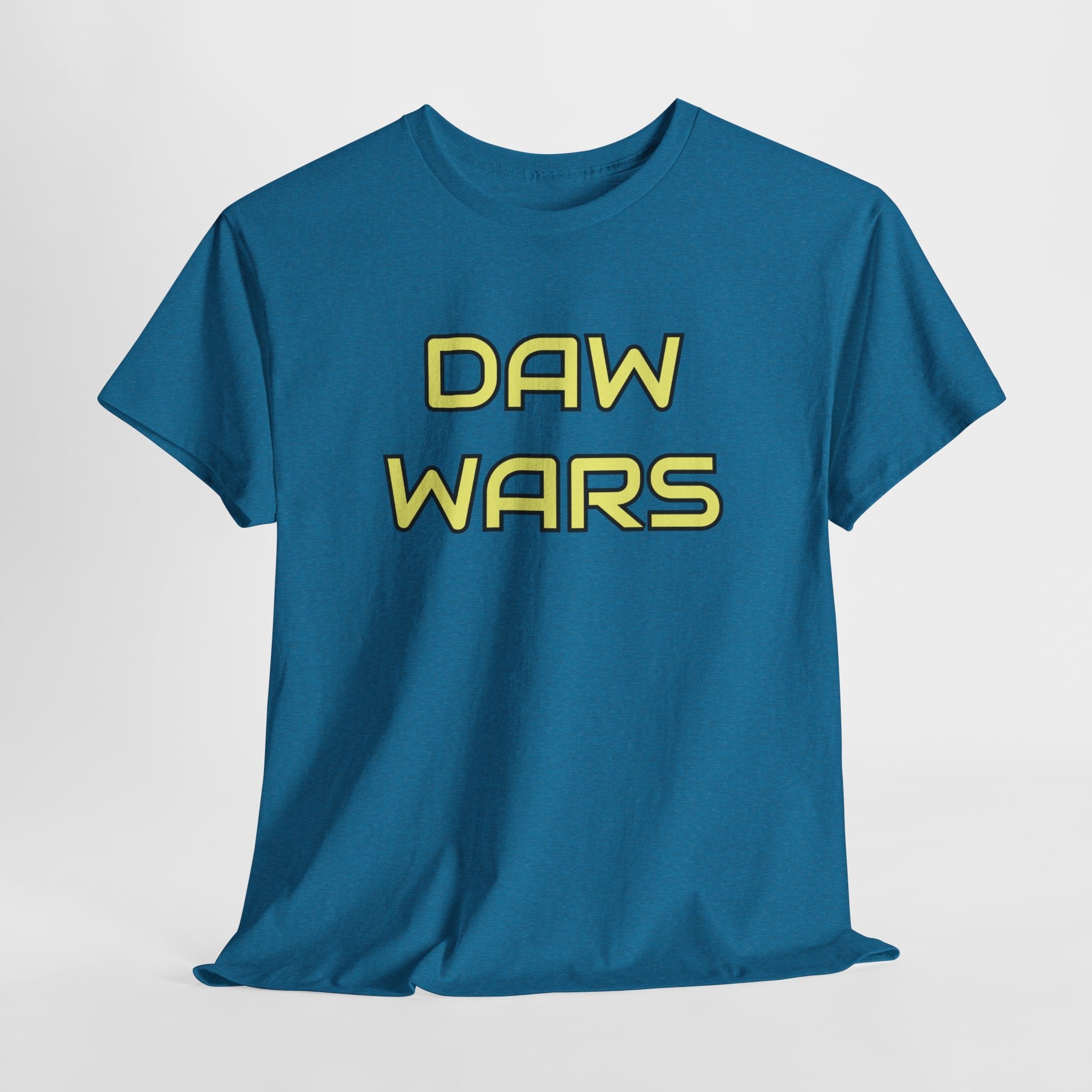 DAW Wars - Yellow Logo - Unisex Heavy Cotton Tee - Justice Candy Apparel