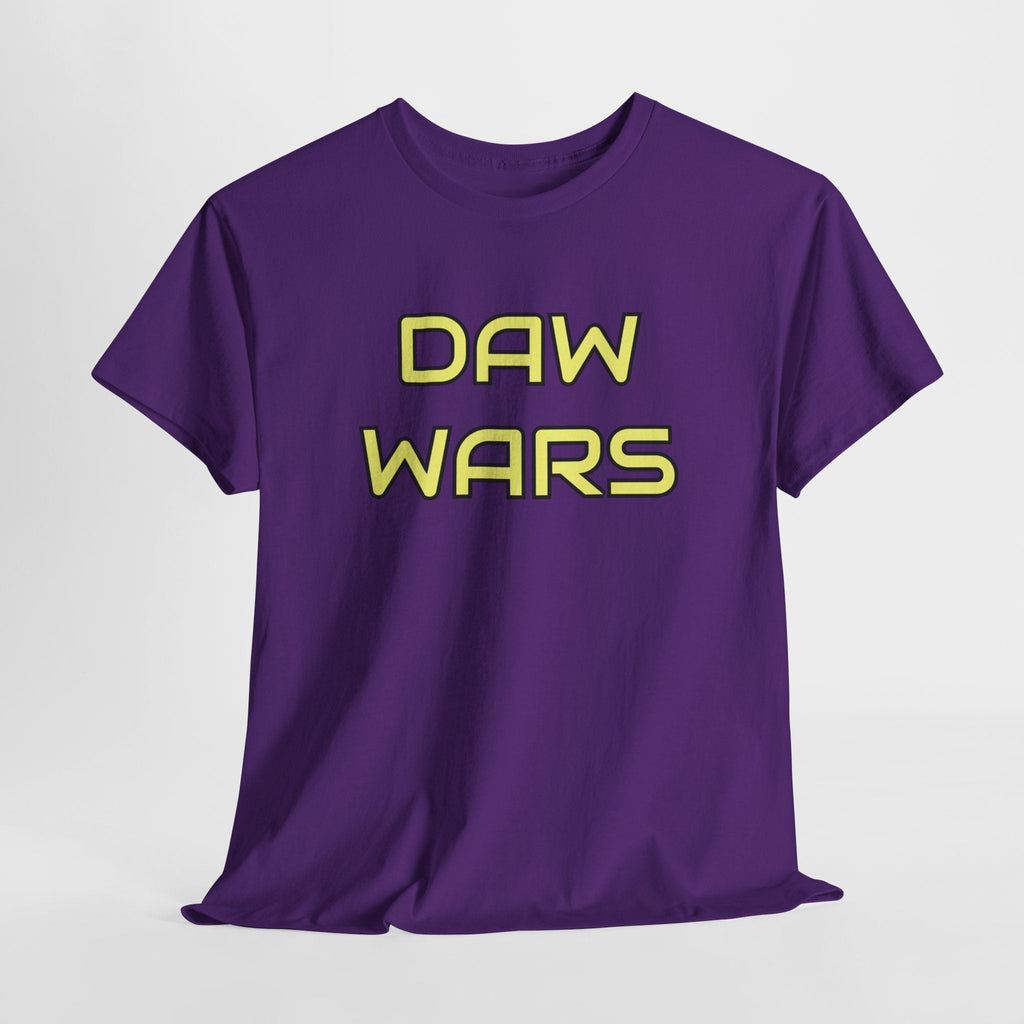 DAW Wars - Yellow Logo - Unisex Heavy Cotton Tee - Justice Candy Apparel