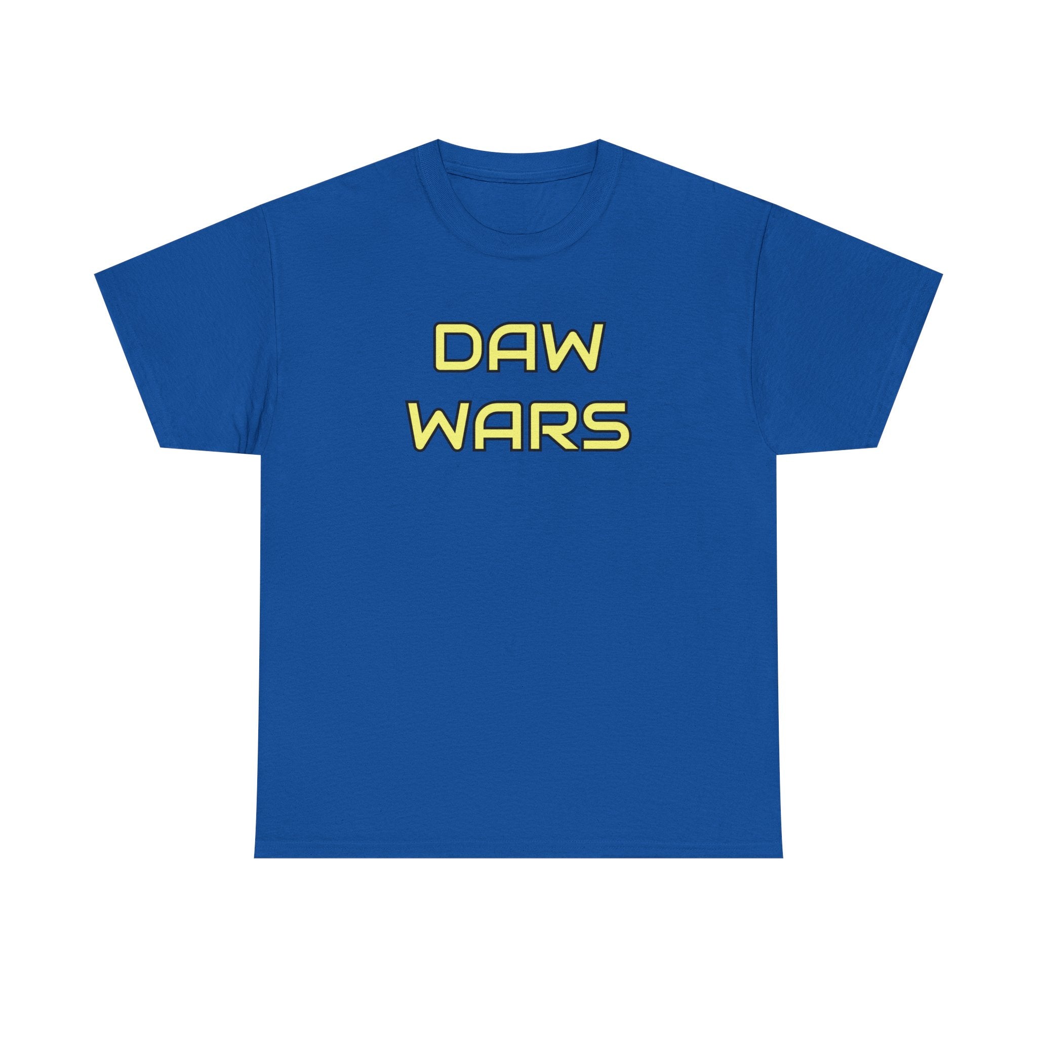 DAW Wars - Yellow Logo - Unisex Heavy Cotton Tee - Justice Candy Apparel