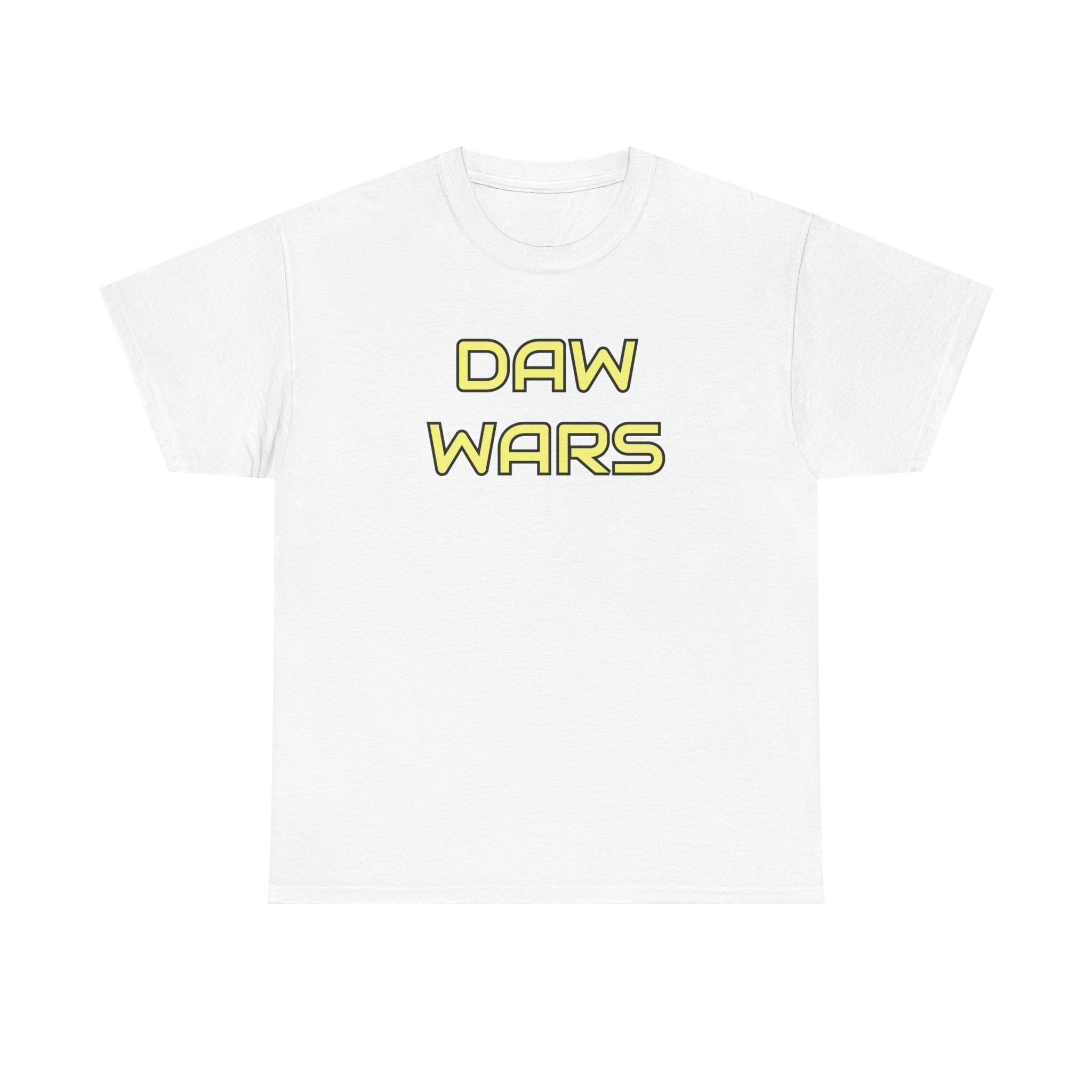 DAW Wars - Yellow Logo - Unisex Heavy Cotton Tee - Justice Candy Apparel