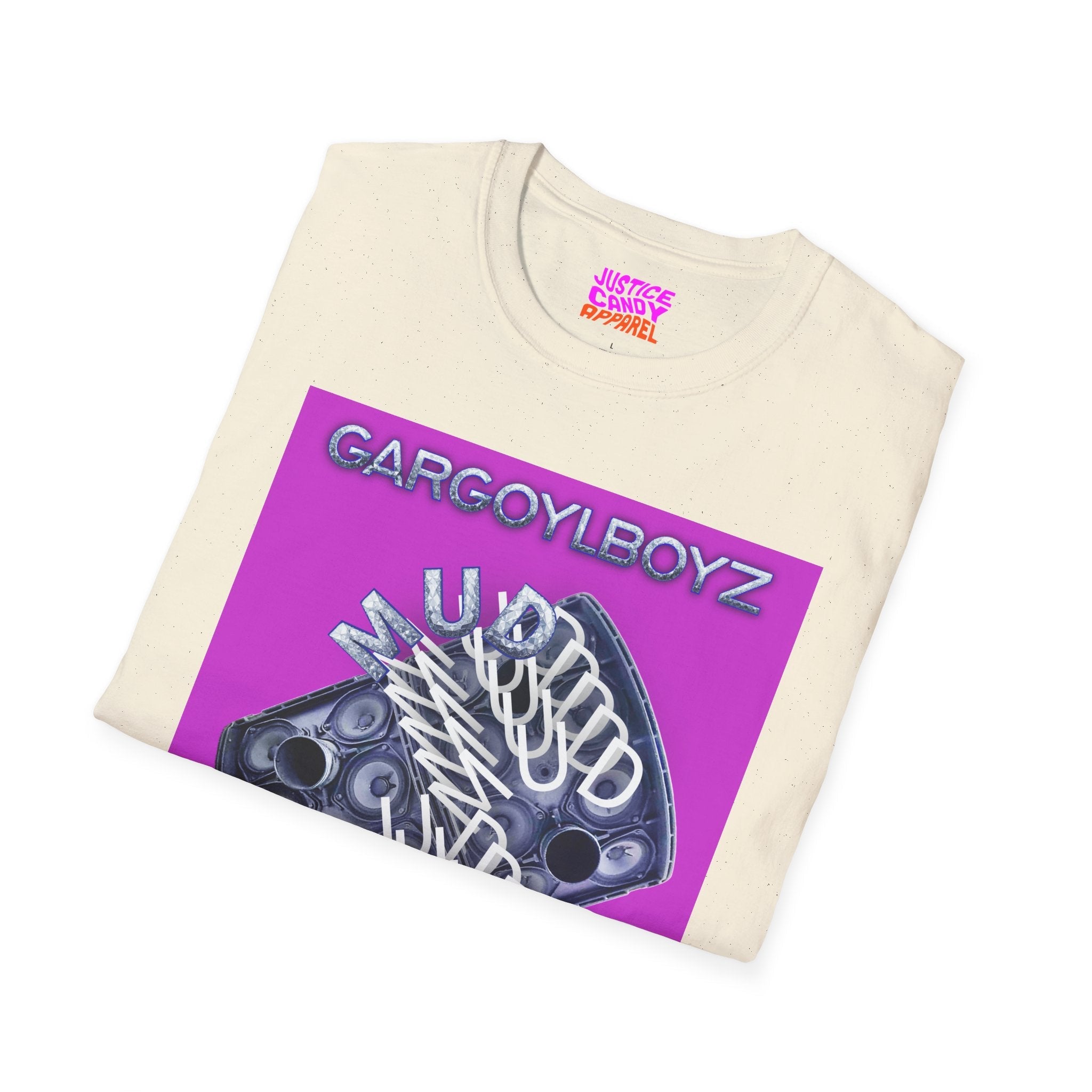 Gargoylboyz 'mud' - Vibrant Magenta Graphic Tee - Sydney Trap Collective - Justice Candy Apparel