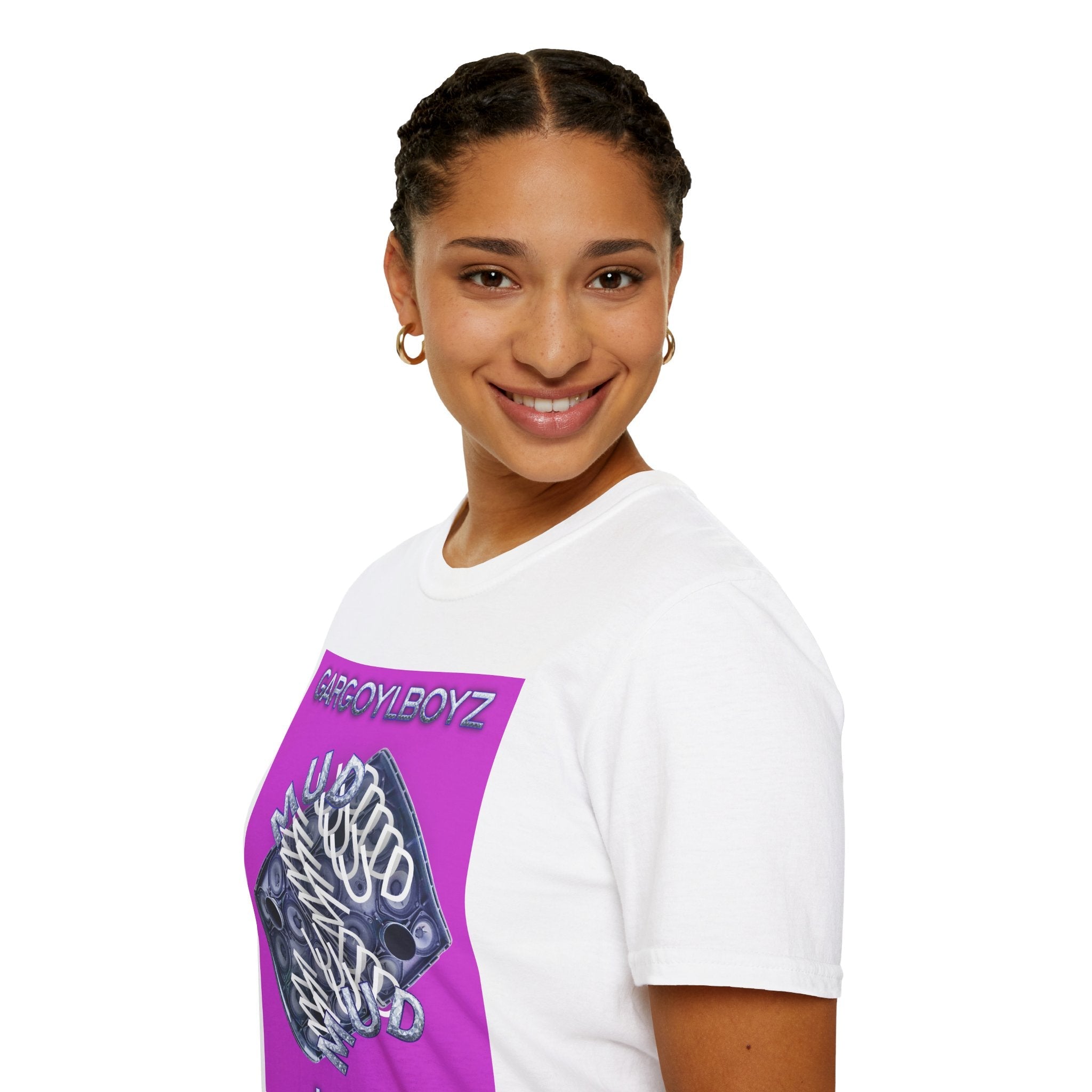 Gargoylboyz 'mud' - Vibrant Magenta Graphic Tee - Sydney Trap Collective - Justice Candy Apparel