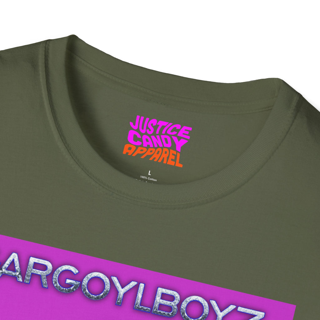 Gargoylboyz 'mud' - Vibrant Magenta Graphic Tee - Sydney Trap Collective - Justice Candy Apparel