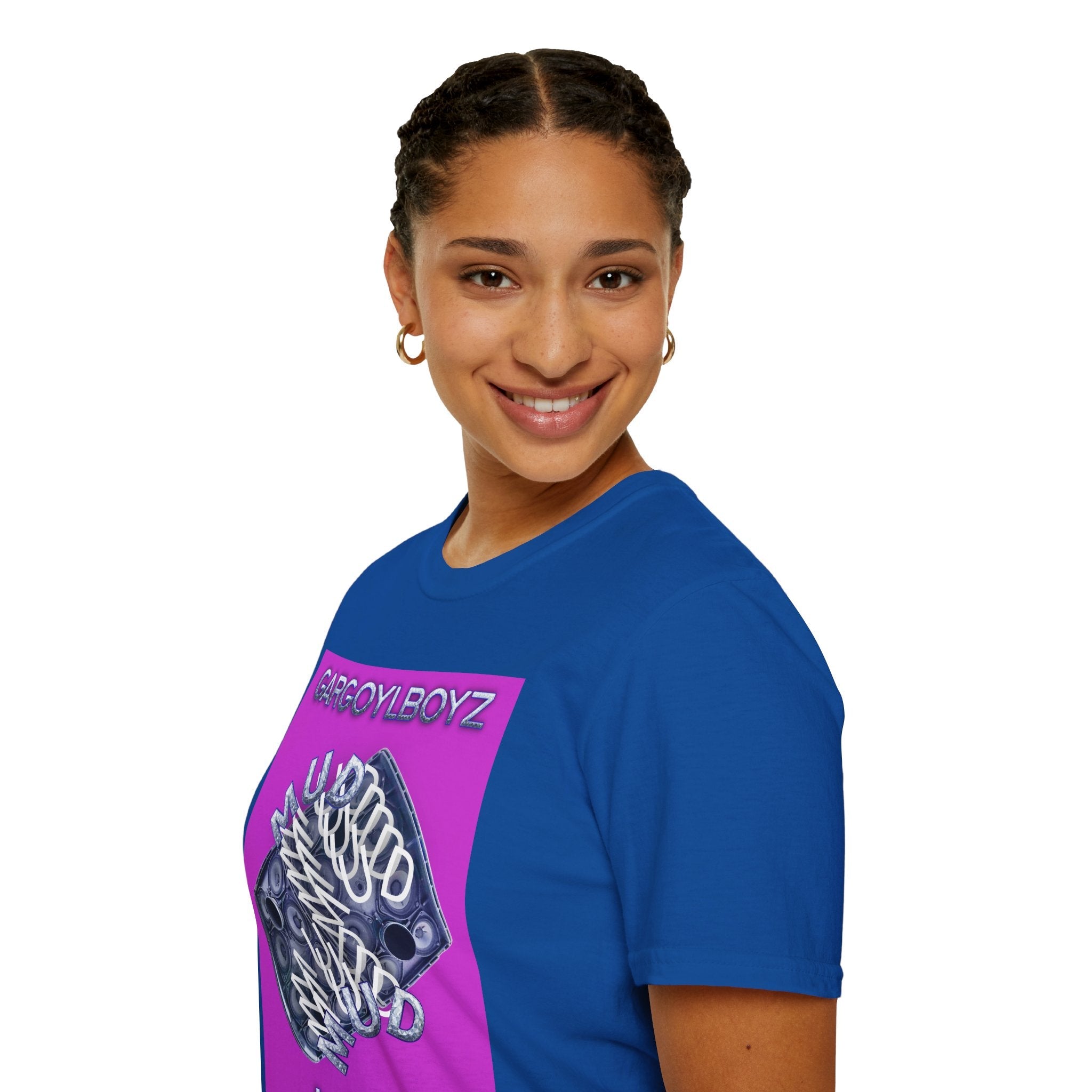 Gargoylboyz 'mud' - Vibrant Magenta Graphic Tee - Sydney Trap Collective - Justice Candy Apparel