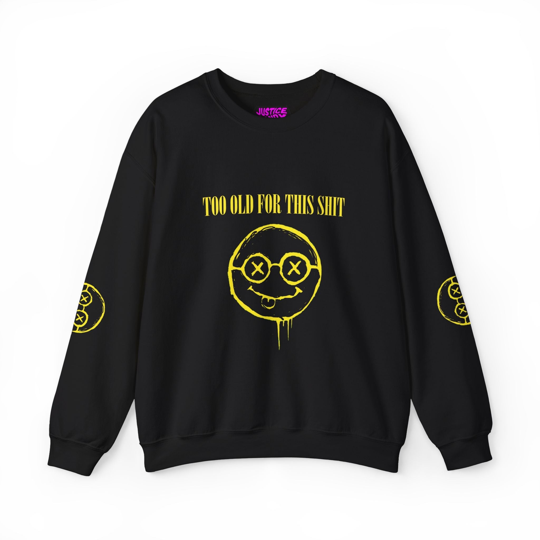 Gen X Grunge Rock Nostalgia Sweatshirt - Nineties Vibes! Gildan 18000 - Justice Candy Apparel