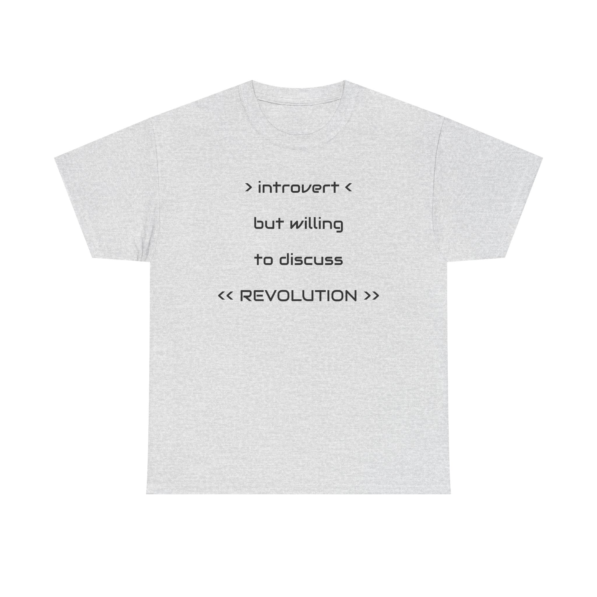Introvert Revolution Tee, Introvert Humor Shirt - Justice Candy Apparel