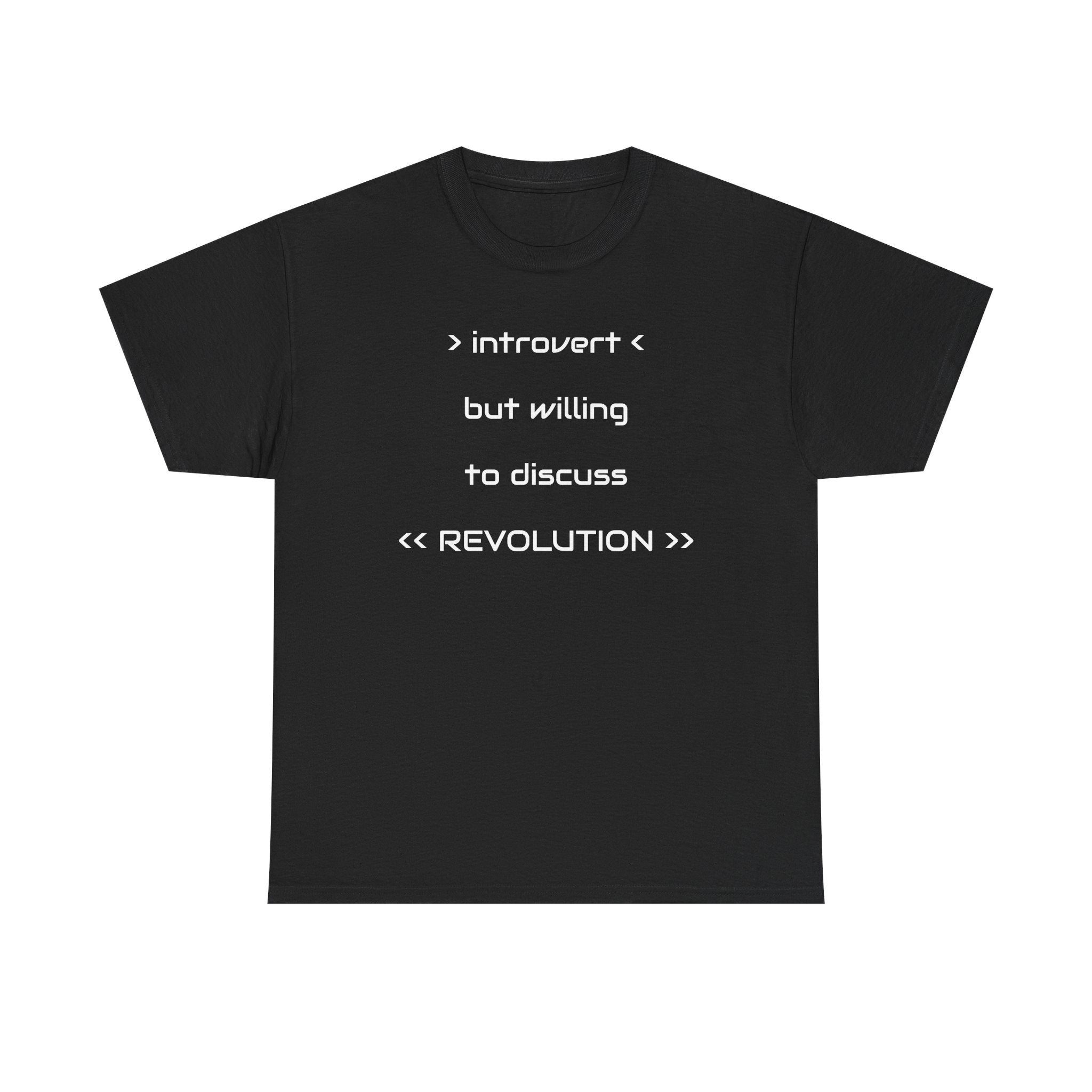 Introvert Revolution Tee, Introvert Humor Shirt - Justice Candy Apparel