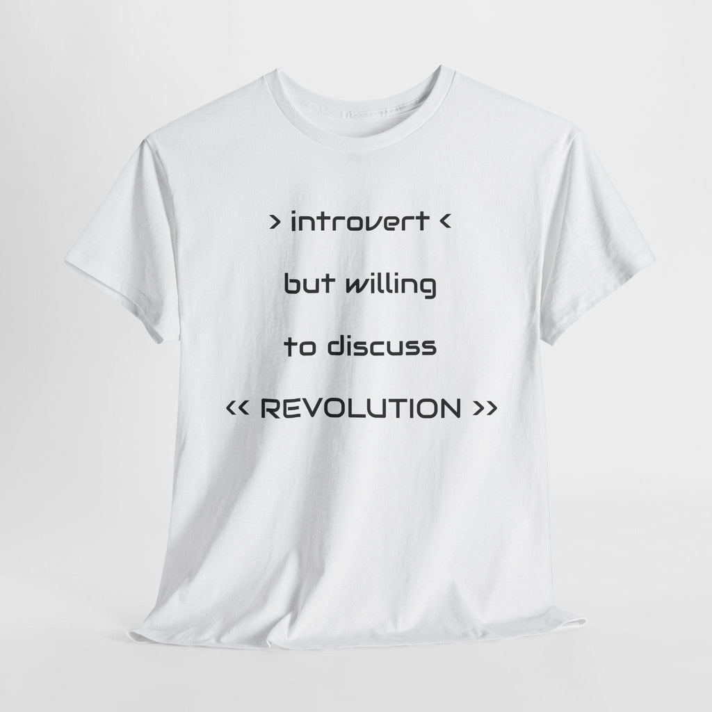 Introvert Revolution Tee, Introvert Humor Shirt - Justice Candy Apparel