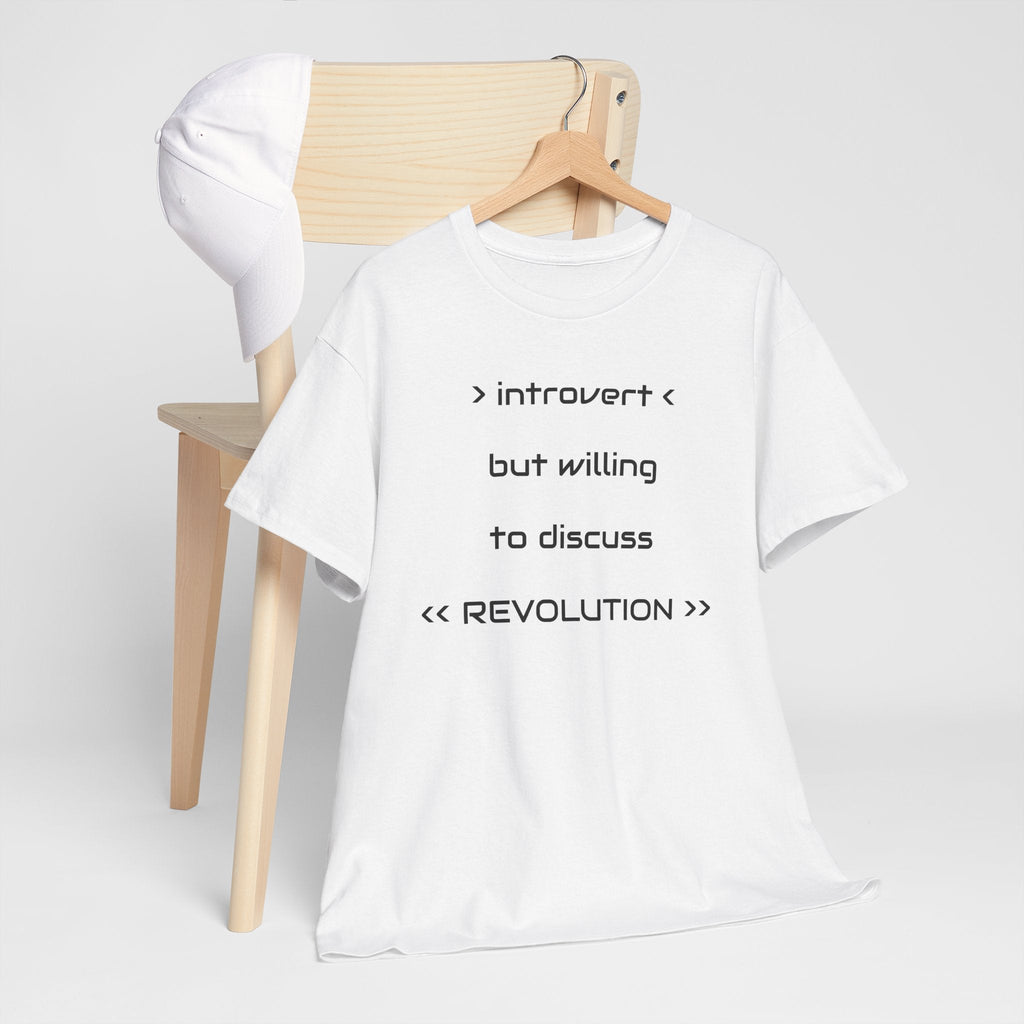 Introvert Revolution Tee, Introvert Humor Shirt - Justice Candy Apparel