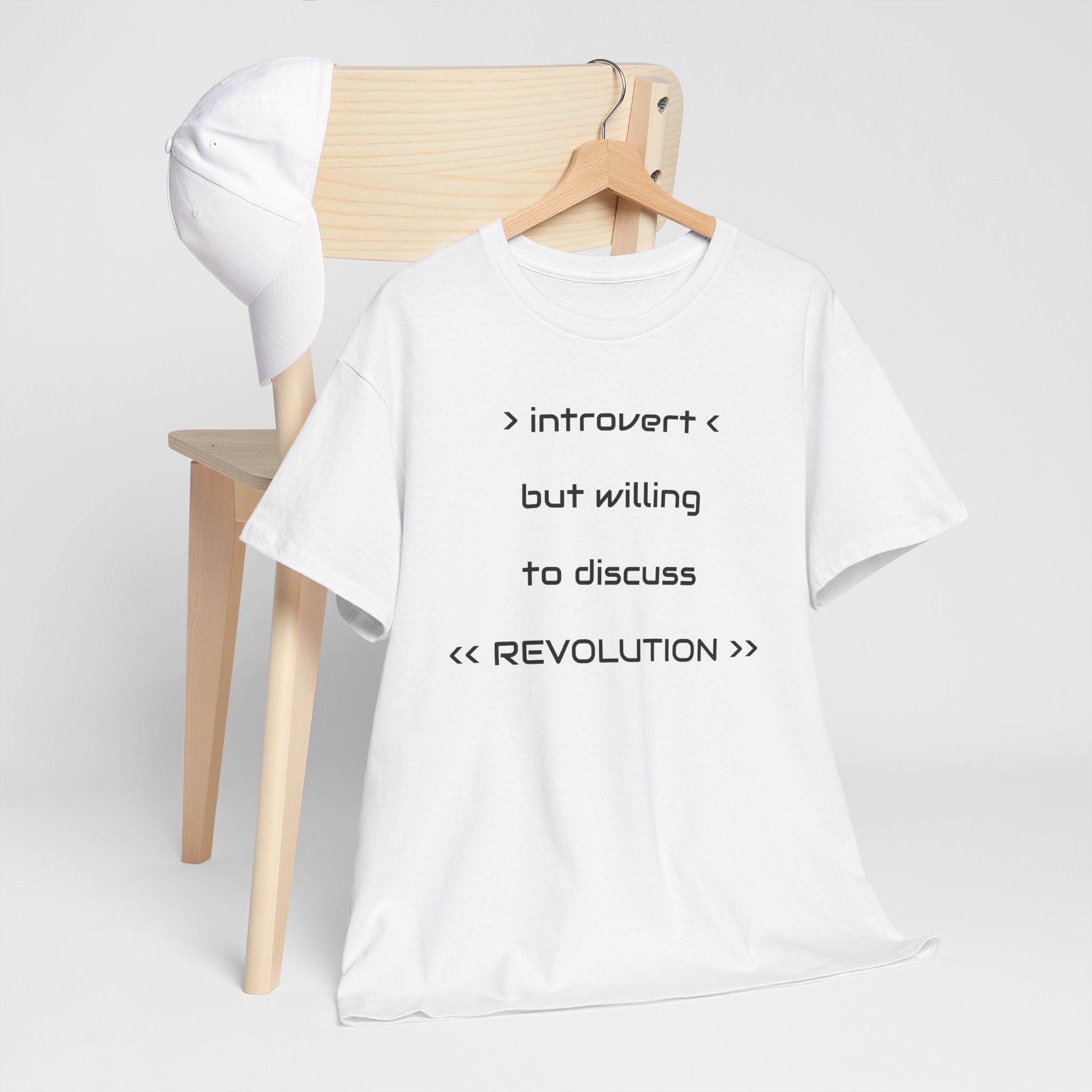 Introvert Revolution Tee, Introvert Humor Shirt - Justice Candy Apparel