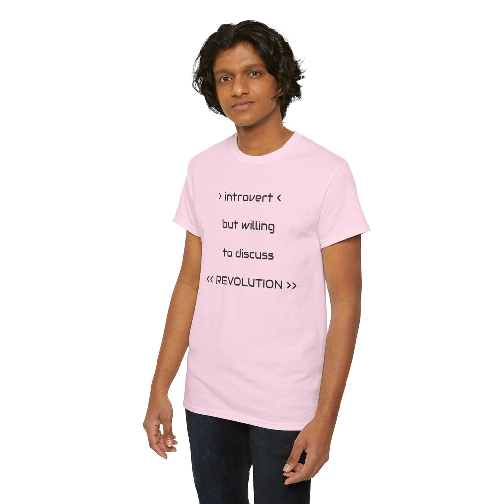 Introvert Revolution Tee, Introvert Humor Shirt - Justice Candy Apparel