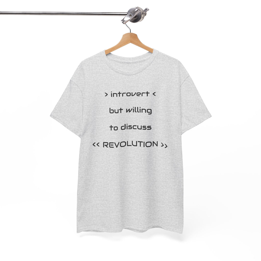 Introvert Revolution Tee, Introvert Humor Shirt - Justice Candy Apparel