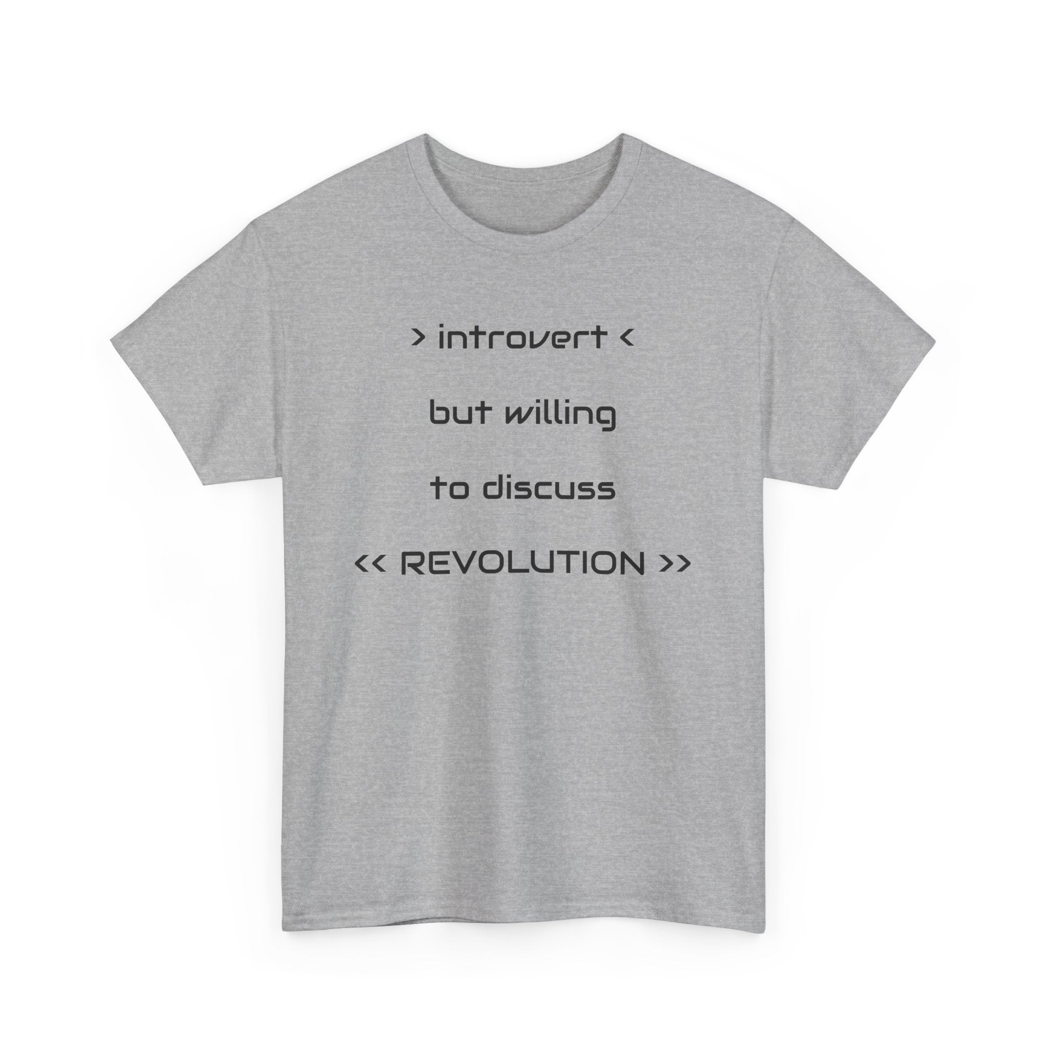 Introvert Revolution Tee, Introvert Humor Shirt - Justice Candy Apparel