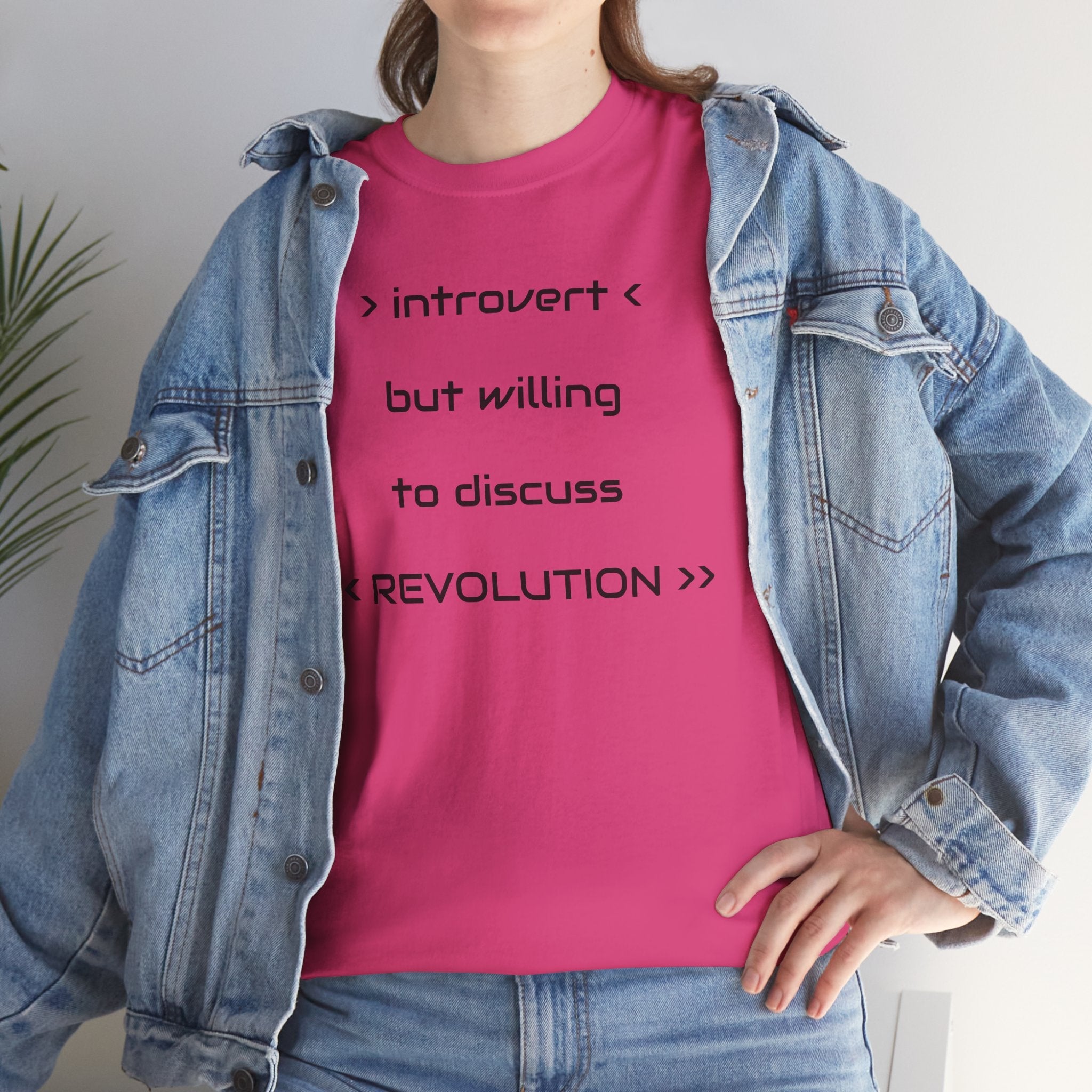 Introvert Revolution Tee, Introvert Humor Shirt - Justice Candy Apparel