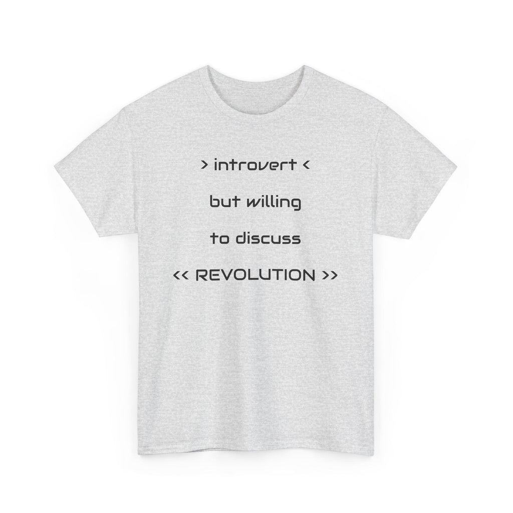 Introvert Revolution Tee, Introvert Humor Shirt - Justice Candy Apparel