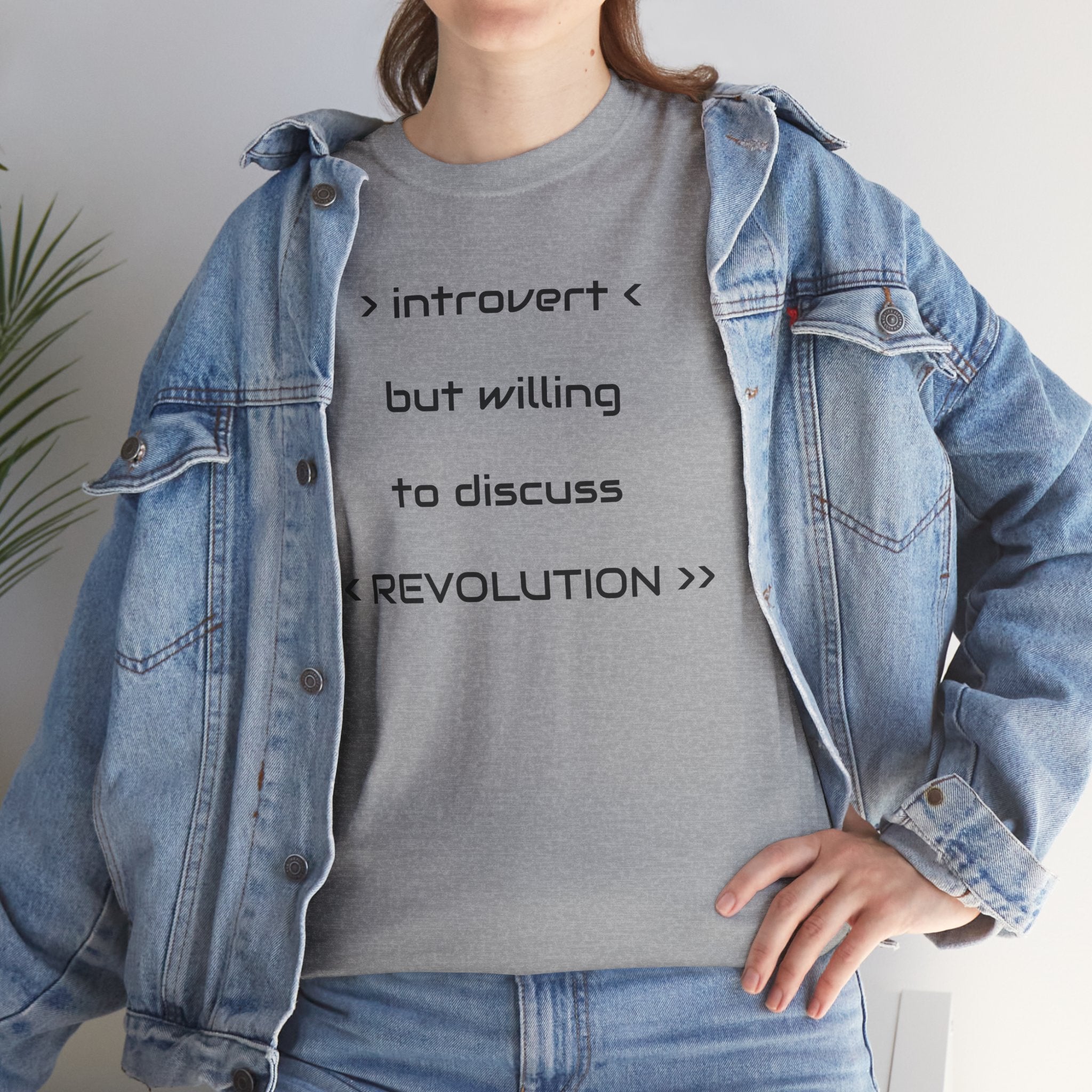 Introvert Revolution Tee, Introvert Humor Shirt - Justice Candy Apparel