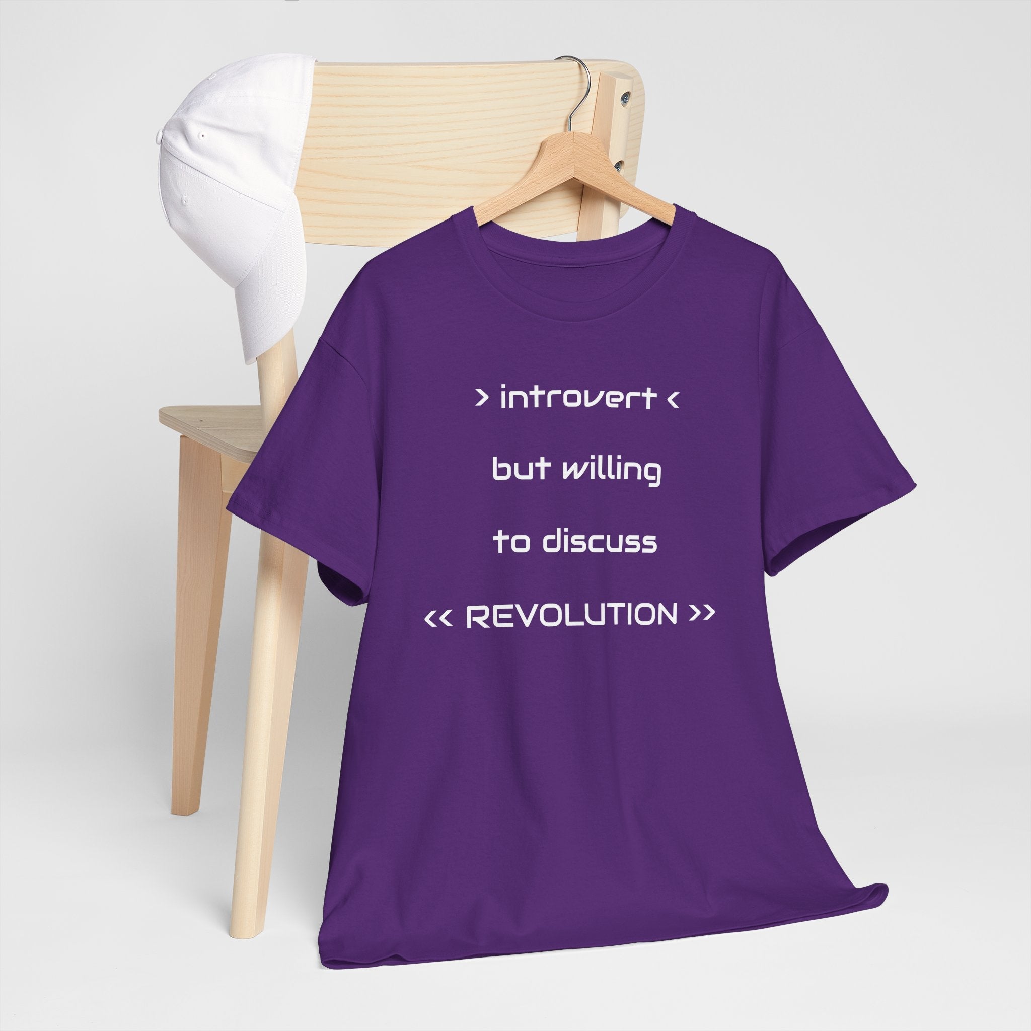 Introvert Revolution Tee, Introvert Humor Shirt - Justice Candy Apparel