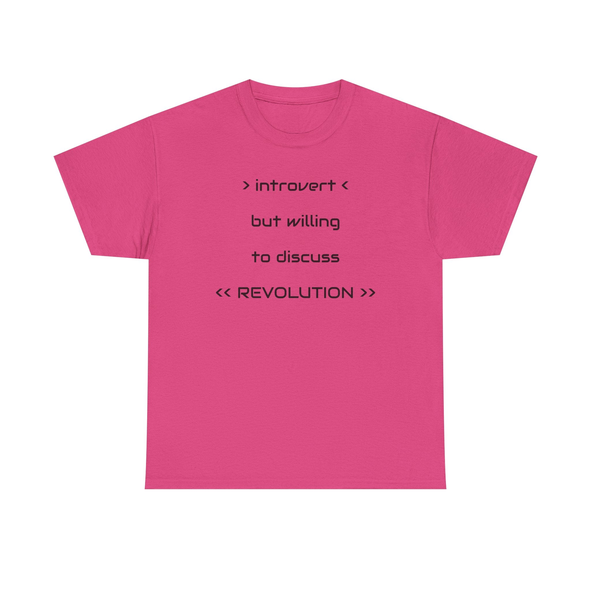 Introvert Revolution Tee, Introvert Humor Shirt - Justice Candy Apparel
