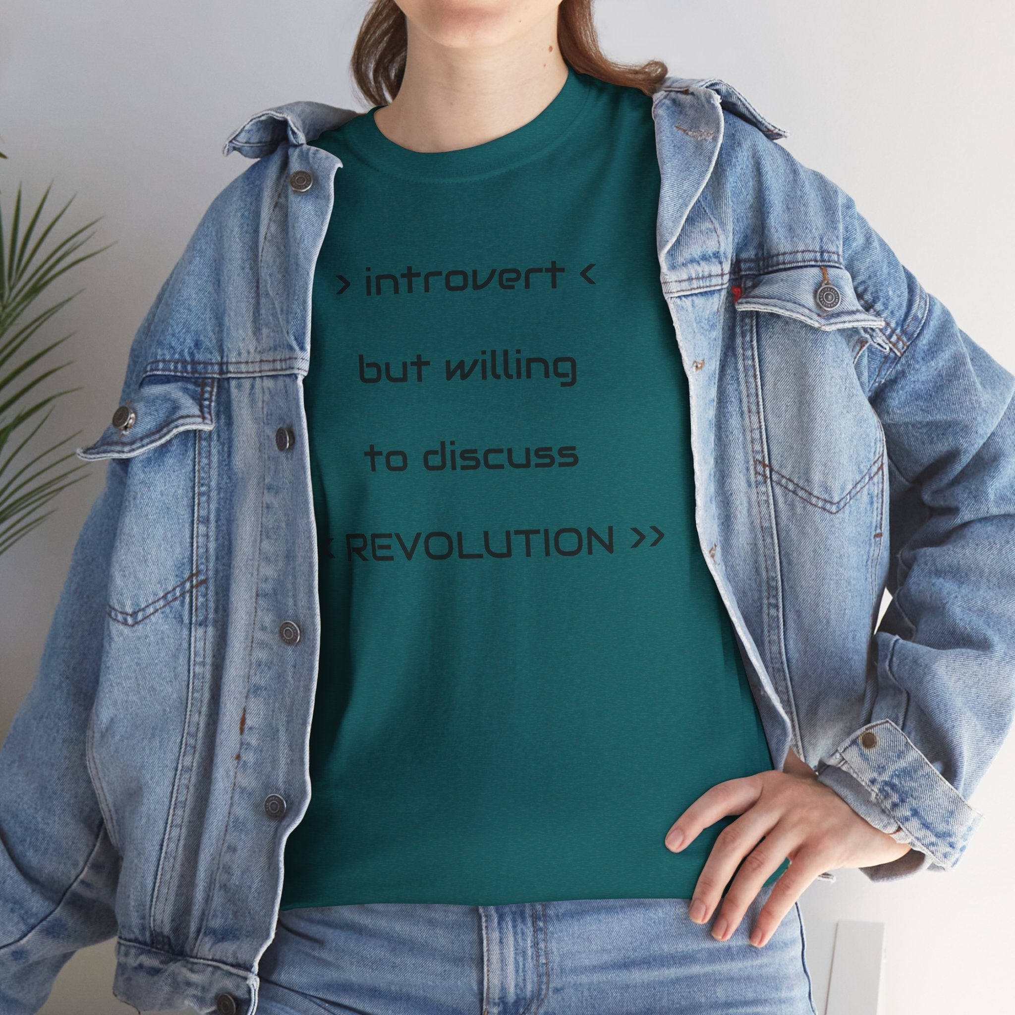 Introvert Revolution Tee, Introvert Humor Shirt - Justice Candy Apparel