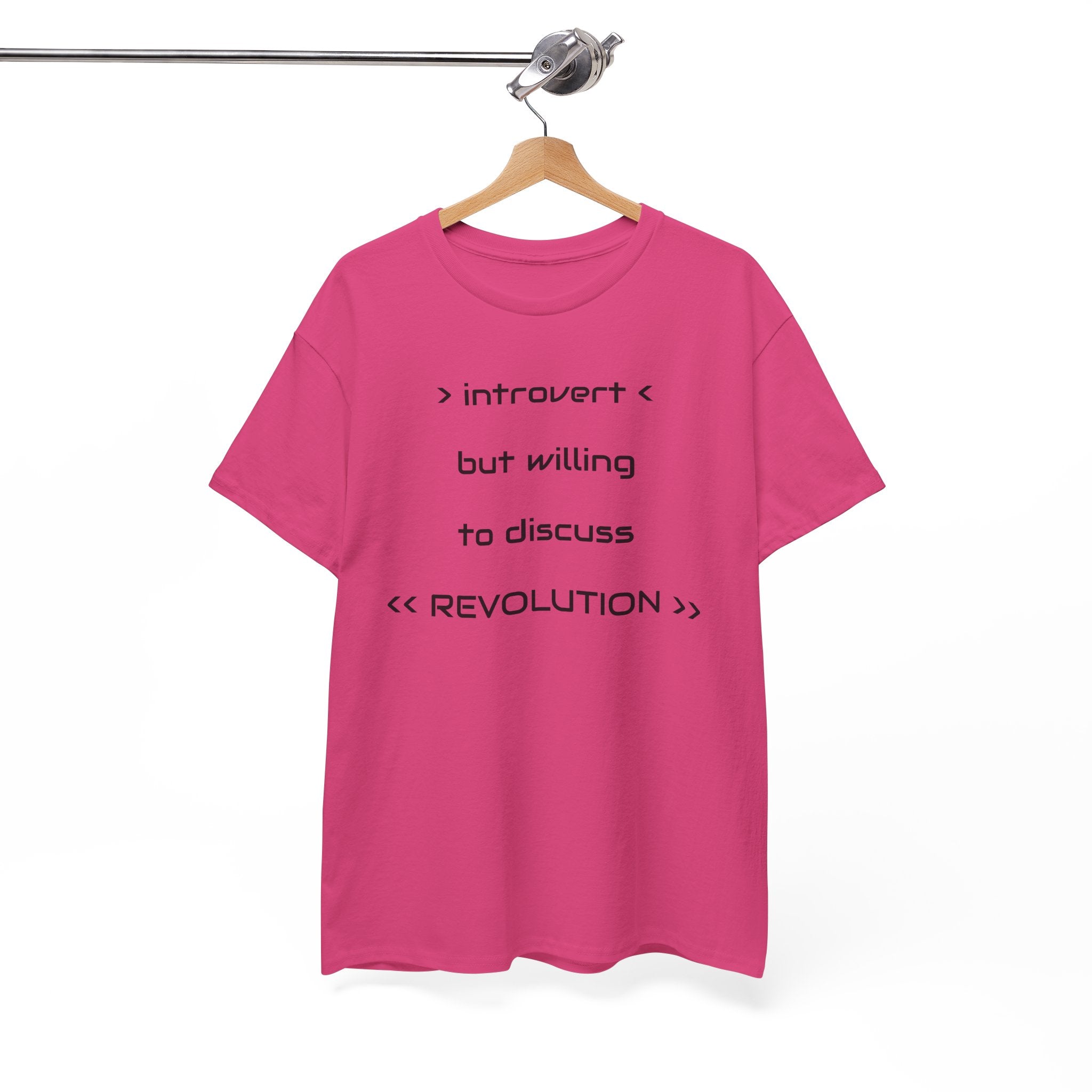 Introvert Revolution Tee, Introvert Humor Shirt - Justice Candy Apparel