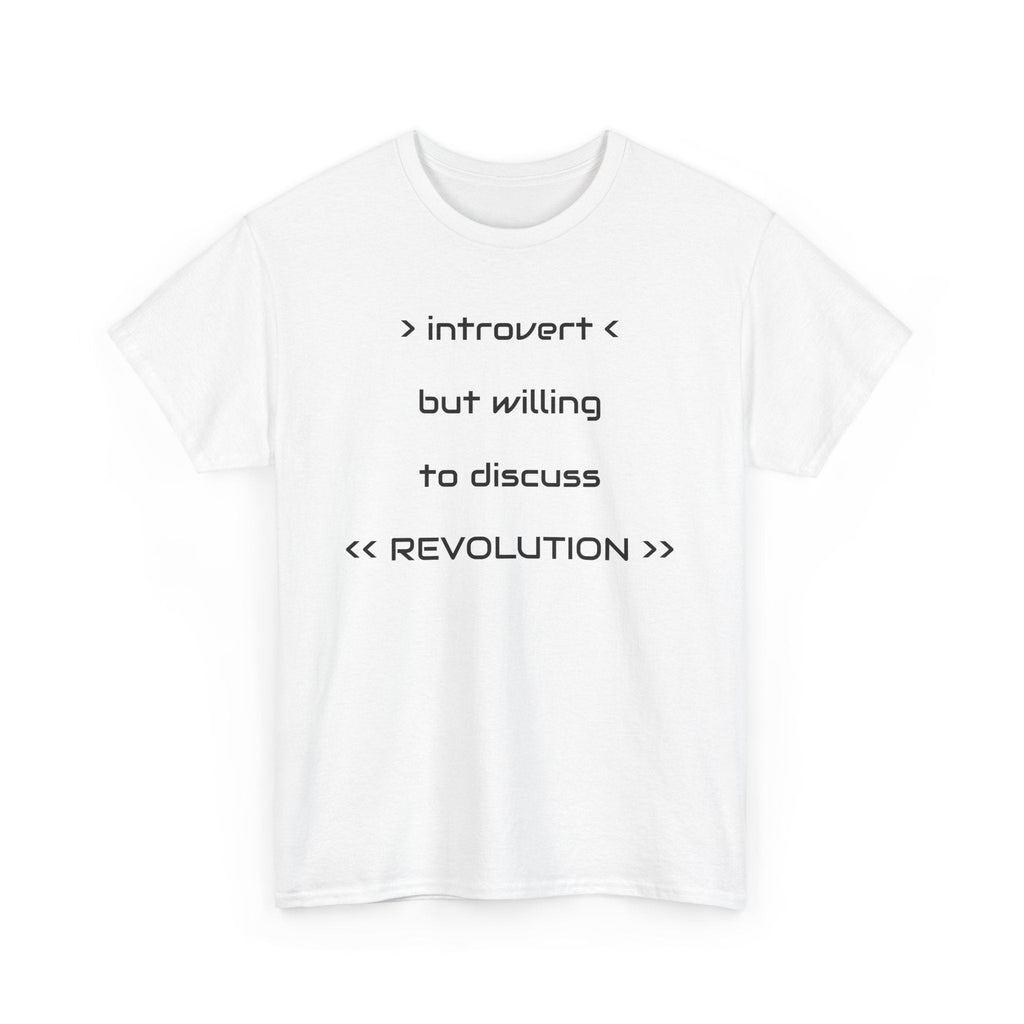 Introvert Revolution Tee, Introvert Humor Shirt - Justice Candy Apparel