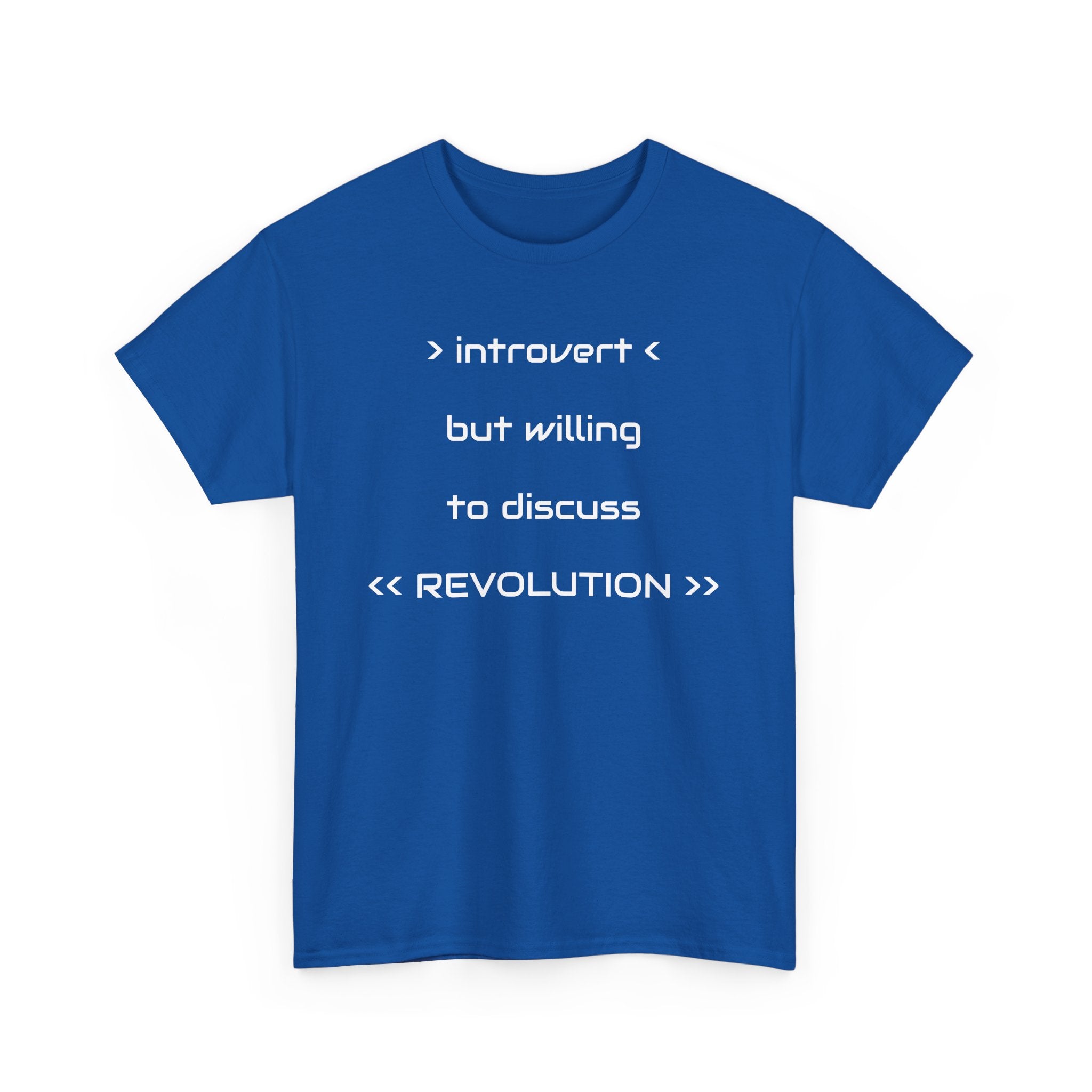 Introvert Revolution Tee, Introvert Humor Shirt - Justice Candy Apparel