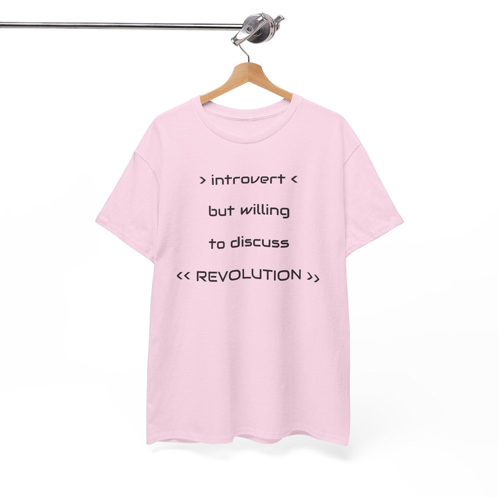 Introvert Revolution Tee, Introvert Humor Shirt - Justice Candy Apparel