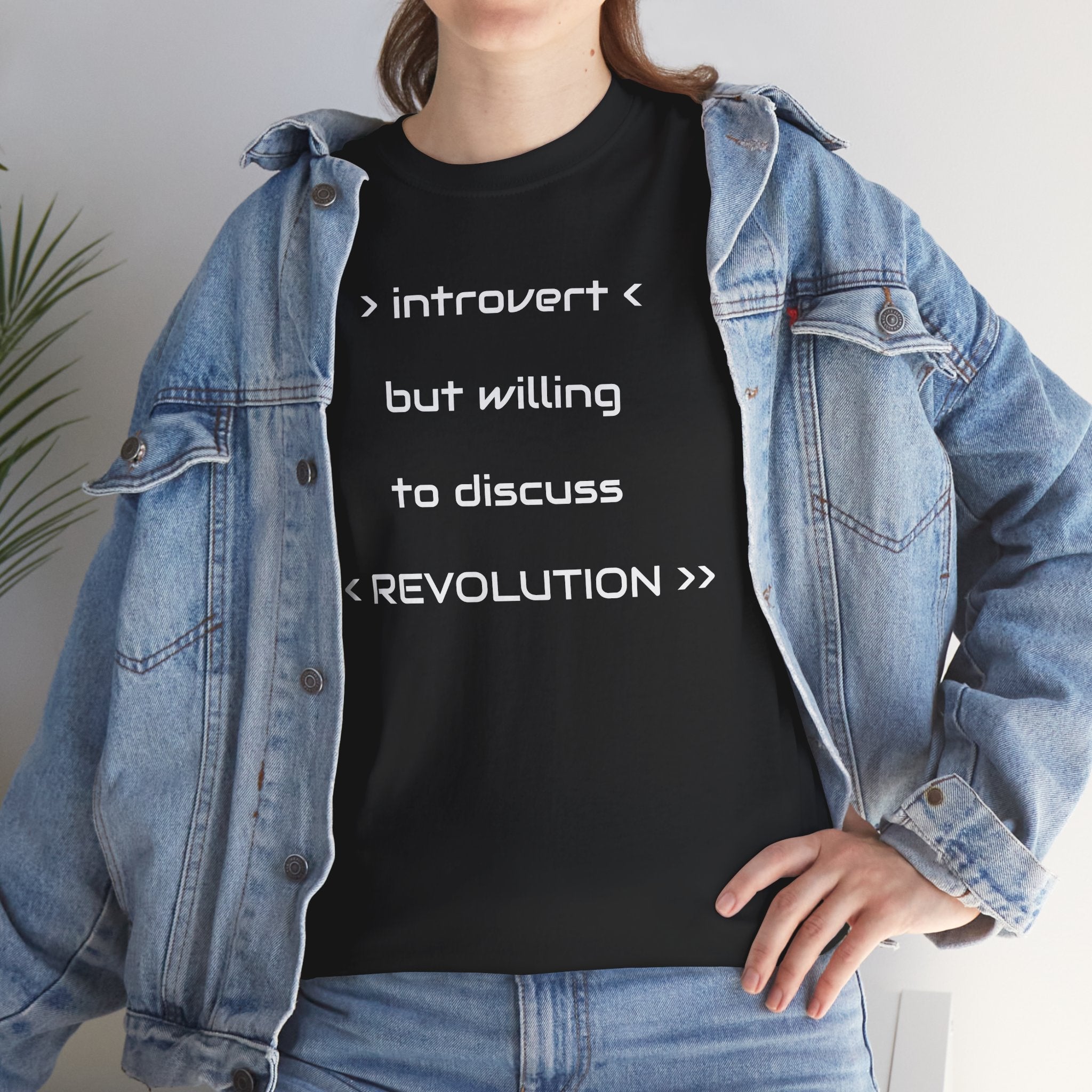 Introvert Revolution Tee, Introvert Humor Shirt - Justice Candy Apparel