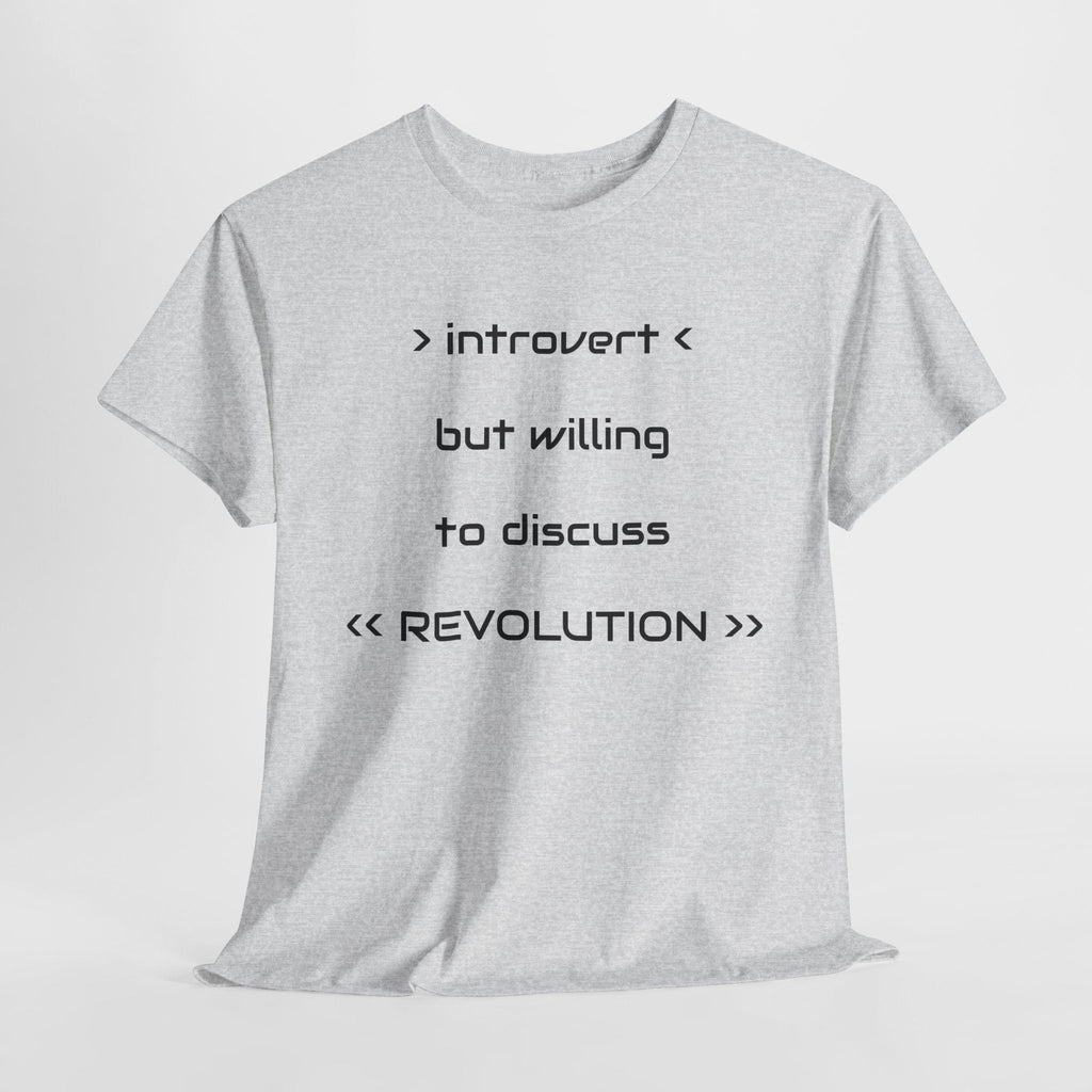 Introvert Revolution Tee, Introvert Humor Shirt - Justice Candy Apparel