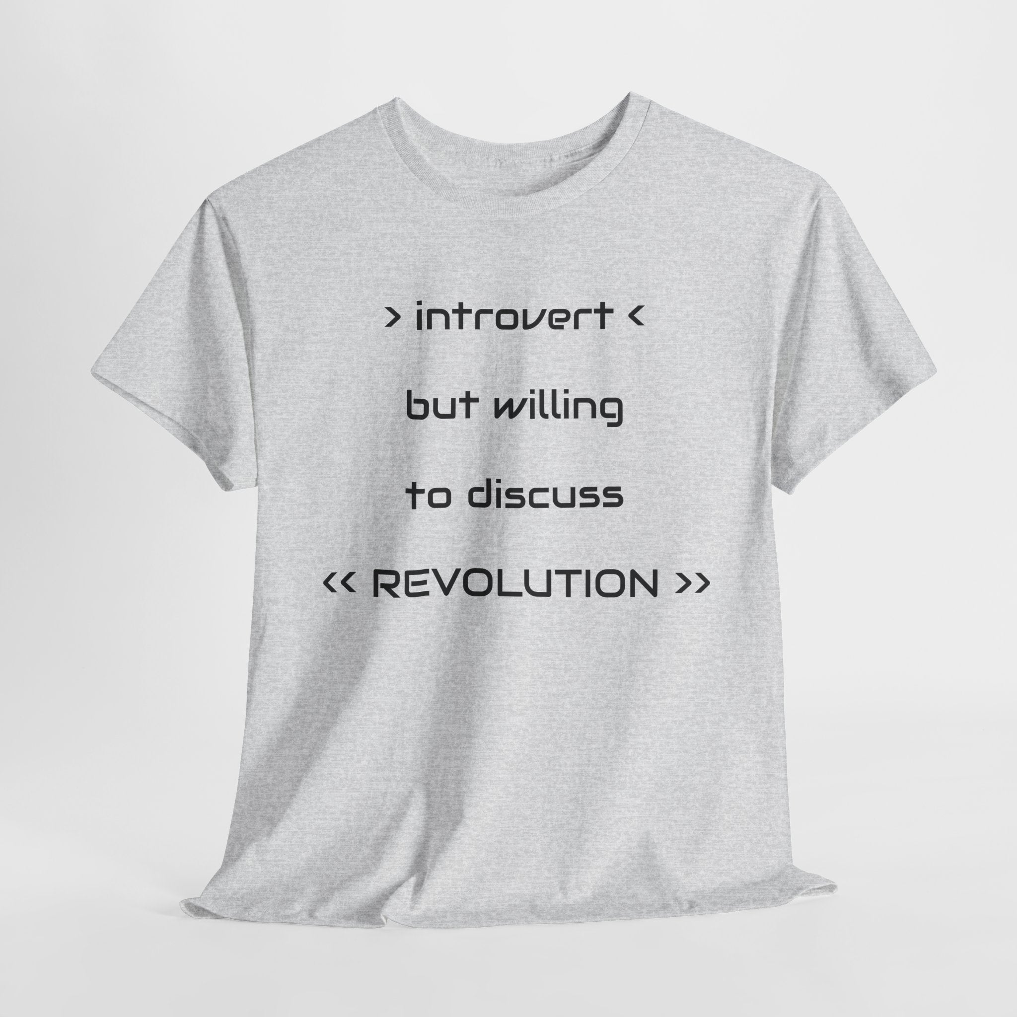 Introvert Revolution Tee, Introvert Humor Shirt - Justice Candy Apparel