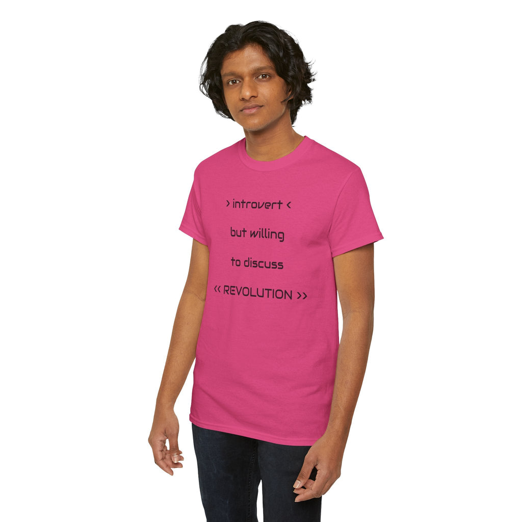 Introvert Revolution Tee, Introvert Humor Shirt - Justice Candy Apparel