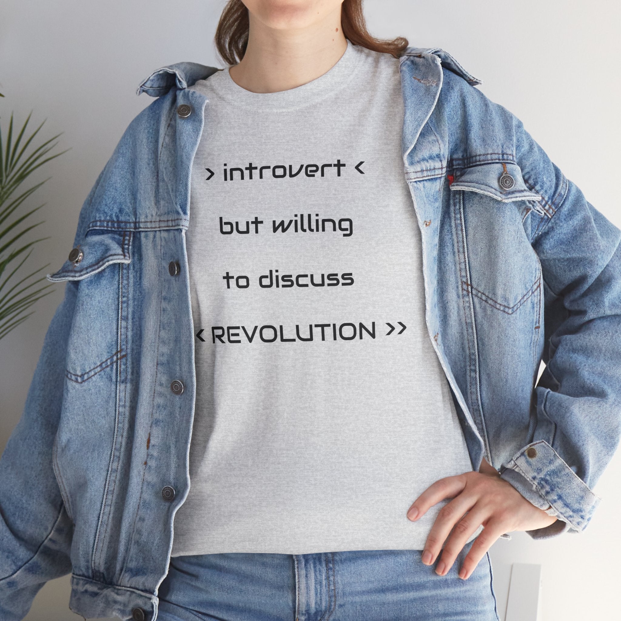 Introvert Revolution Tee, Introvert Humor Shirt - Justice Candy Apparel