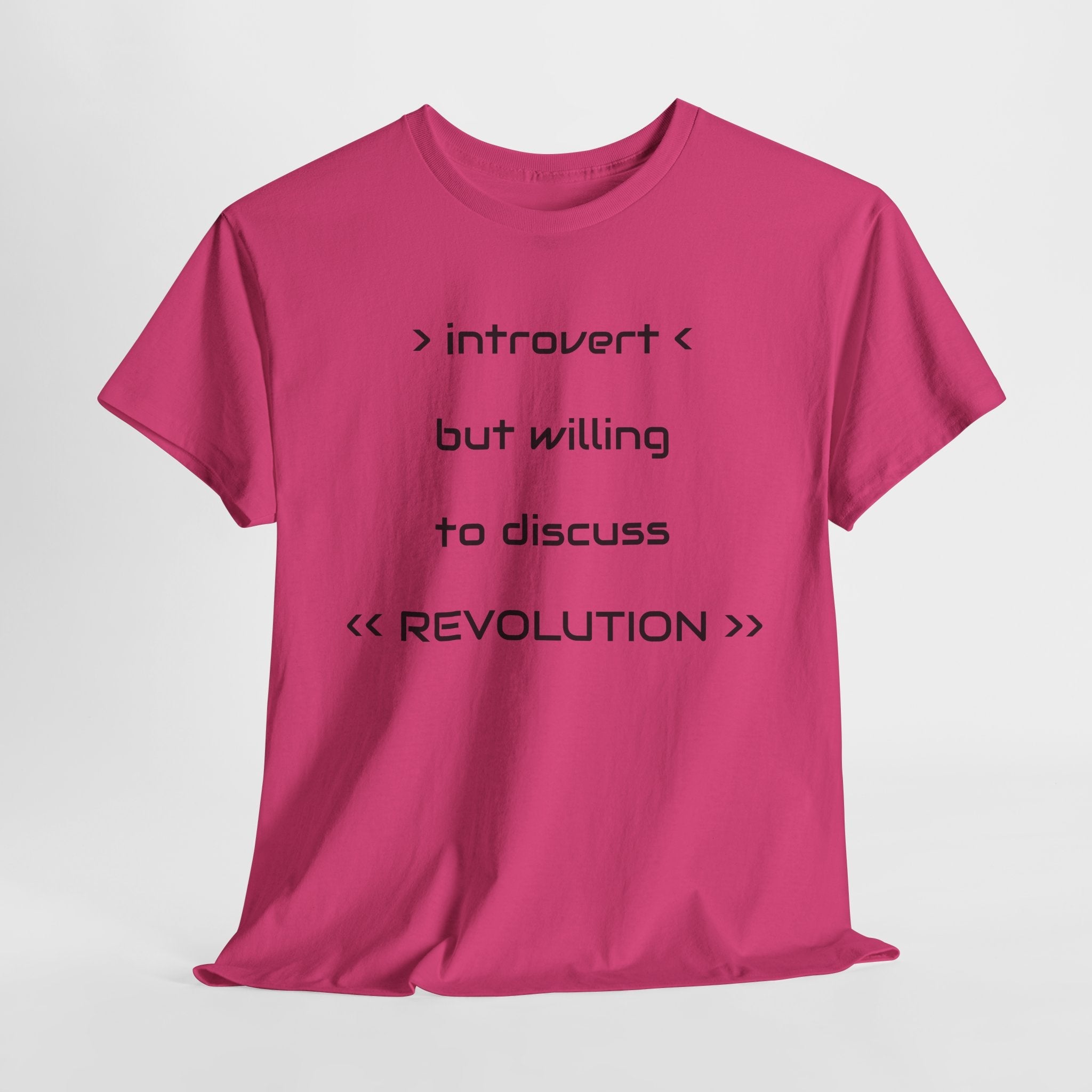 Introvert Revolution Tee, Introvert Humor Shirt - Justice Candy Apparel