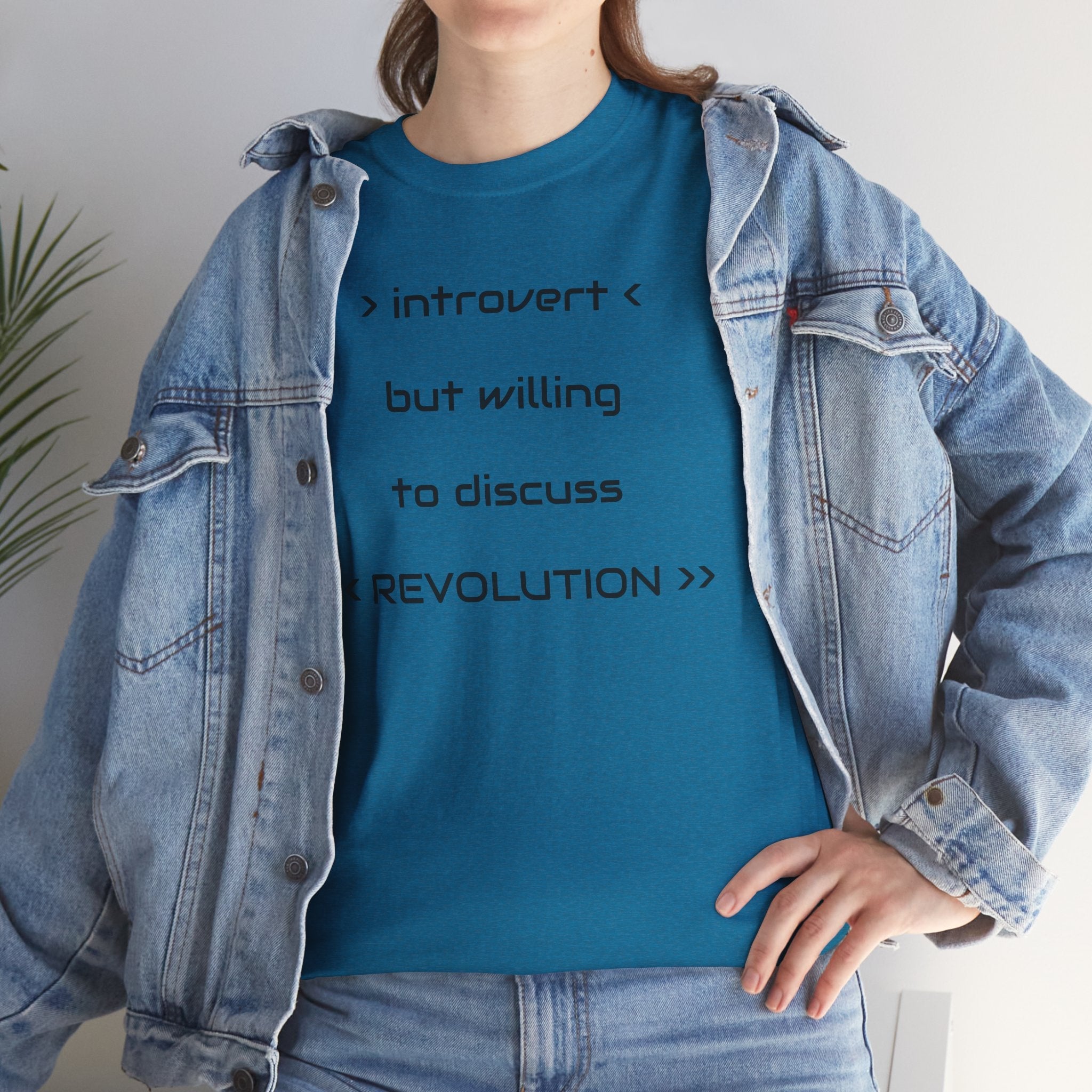 Introvert Revolution Tee, Introvert Humor Shirt - Justice Candy Apparel