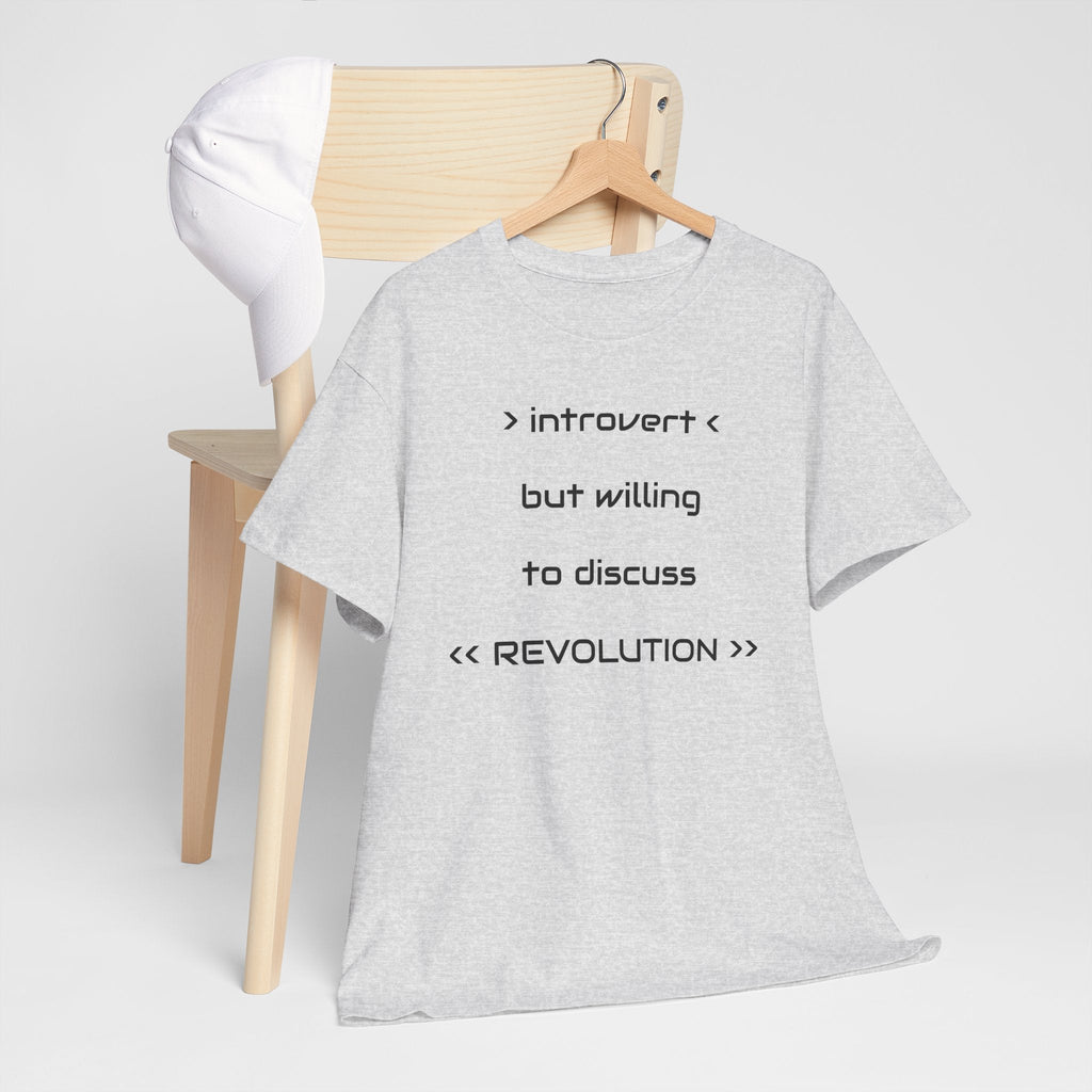 Introvert Revolution Tee, Introvert Humor Shirt - Justice Candy Apparel