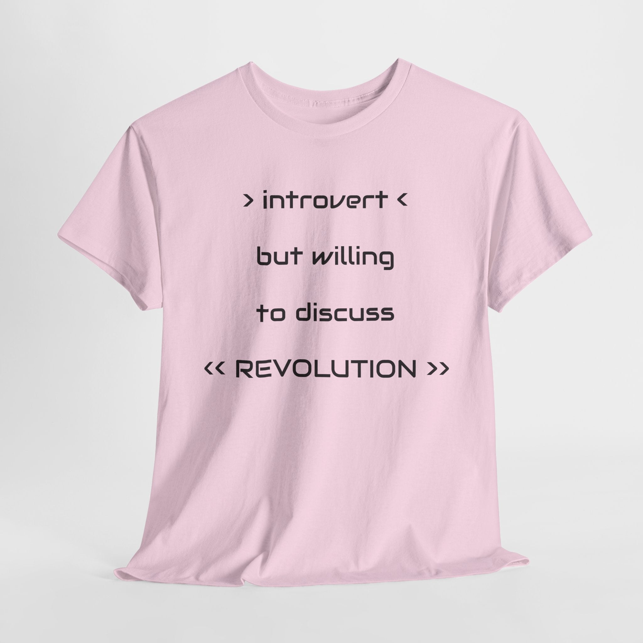 Introvert Revolution Tee, Introvert Humor Shirt - Justice Candy Apparel