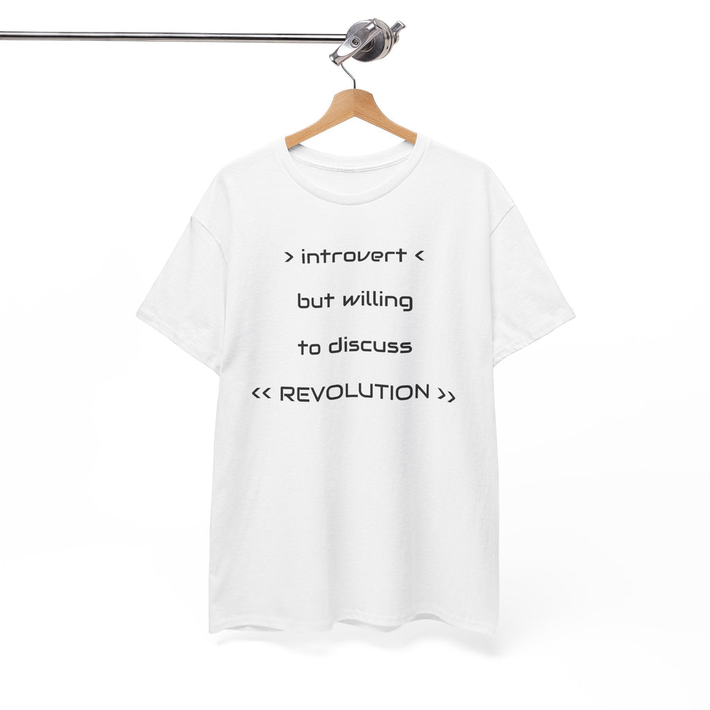 Introvert Revolution Tee, Introvert Humor Shirt - Justice Candy Apparel