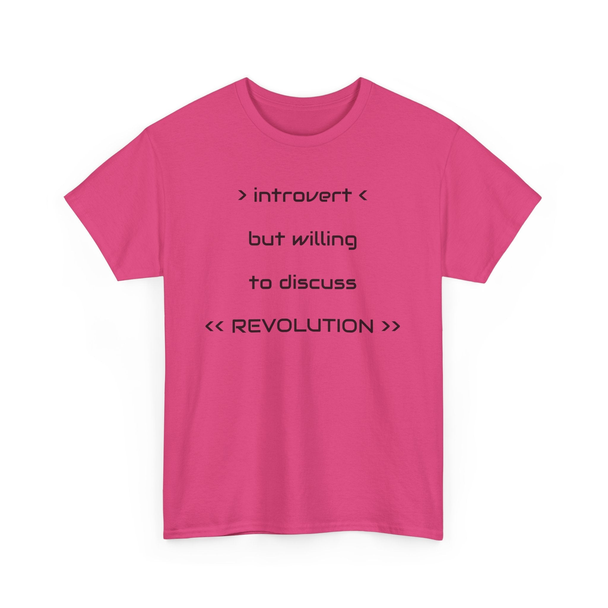 Introvert Revolution Tee, Introvert Humor Shirt - Justice Candy Apparel