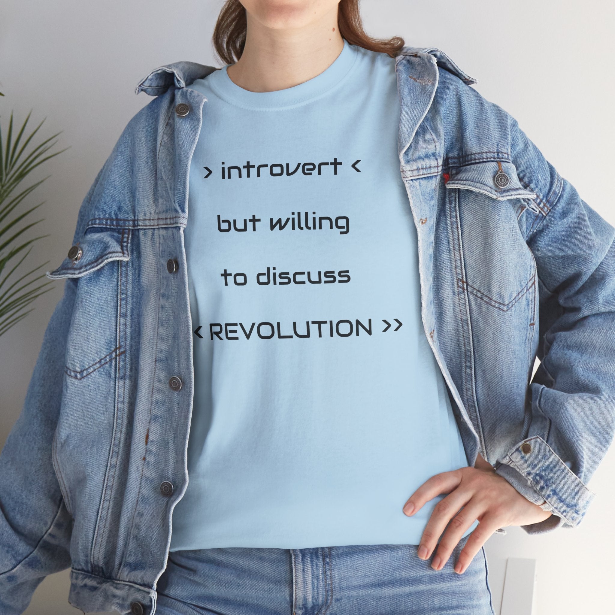 Introvert Revolution Tee, Introvert Humor Shirt - Justice Candy Apparel