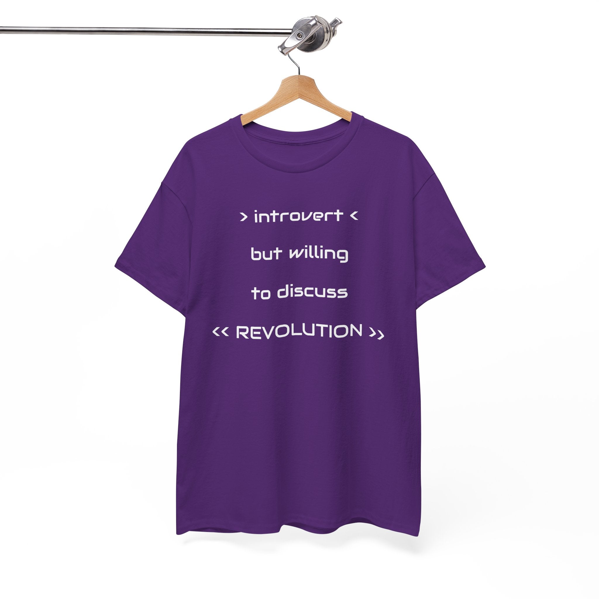 Introvert Revolution Tee, Introvert Humor Shirt - Justice Candy Apparel