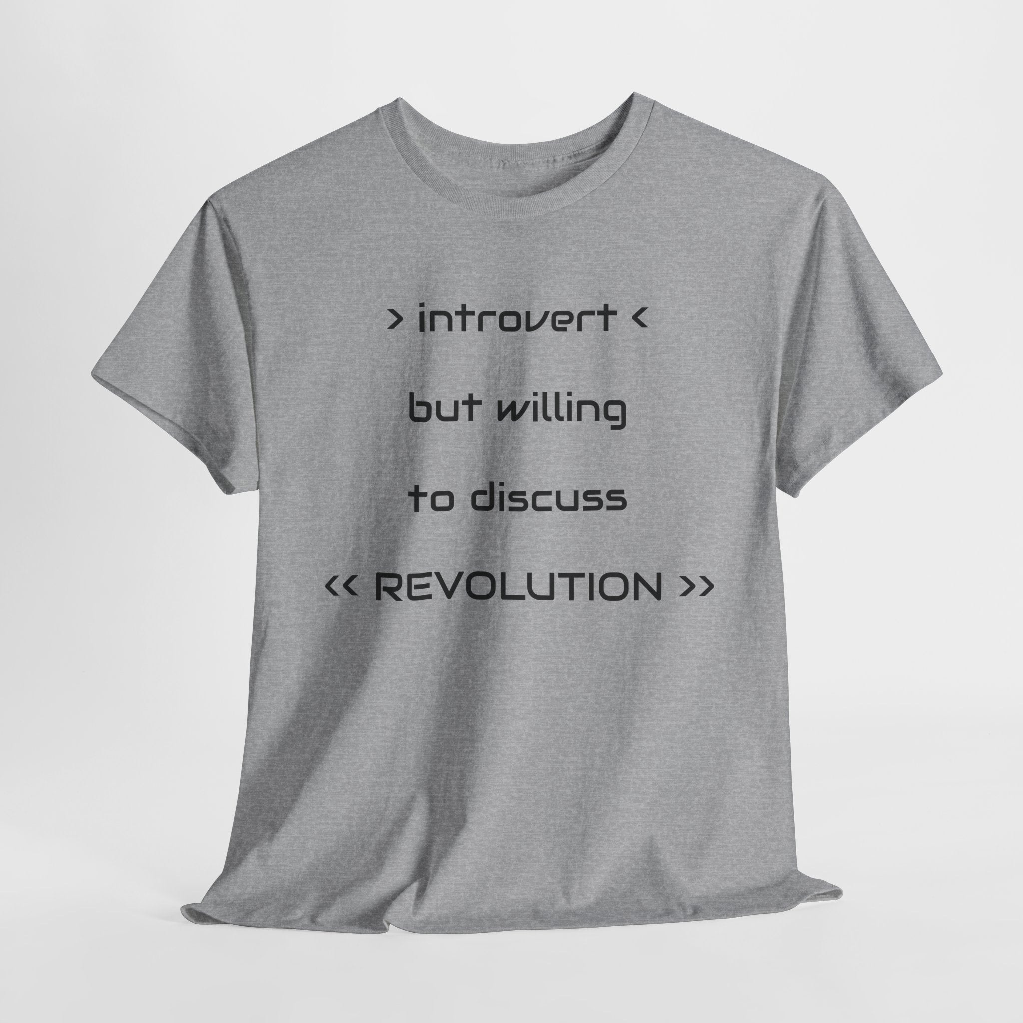 Introvert Revolution Tee, Introvert Humor Shirt - Justice Candy Apparel