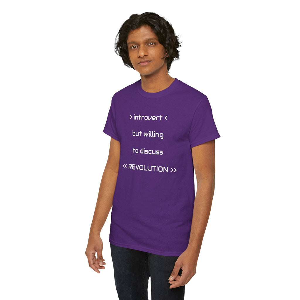 Introvert Revolution Tee, Introvert Humor Shirt - Justice Candy Apparel