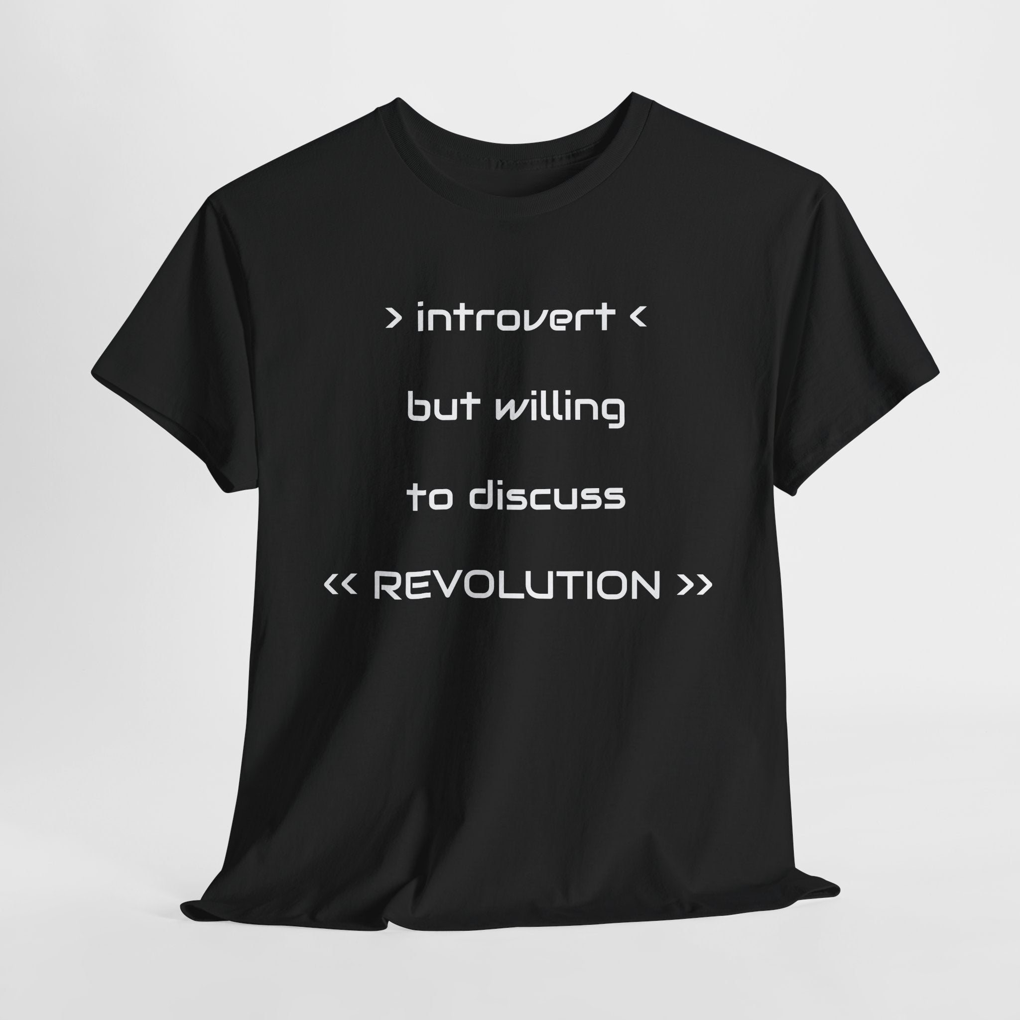 Introvert Revolution Tee, Introvert Humor Shirt - Justice Candy Apparel