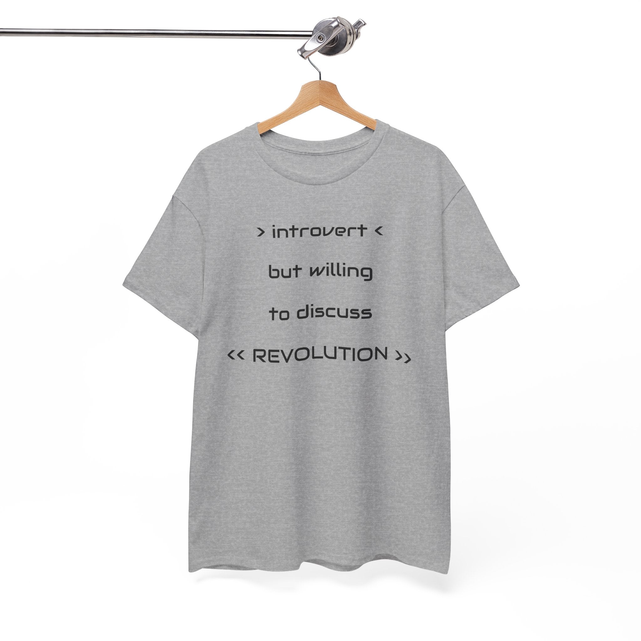 Introvert Revolution Tee, Introvert Humor Shirt - Justice Candy Apparel