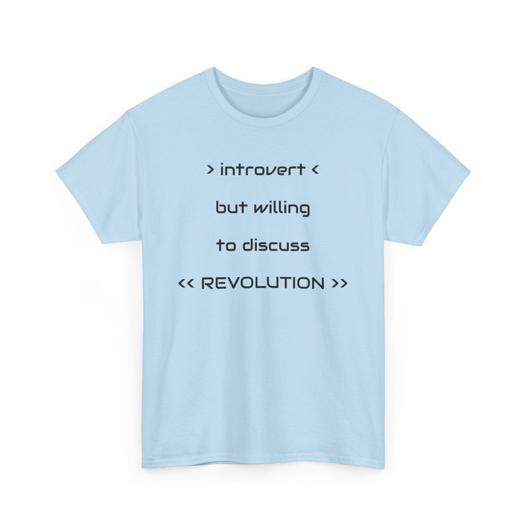 Introvert Revolution Tee, Introvert Humor Shirt - Justice Candy Apparel