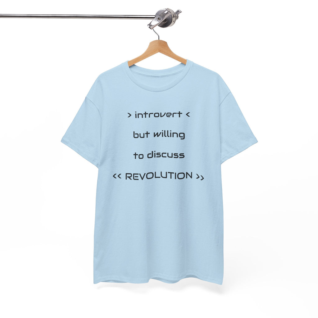 Introvert Revolution Tee, Introvert Humor Shirt - Justice Candy Apparel