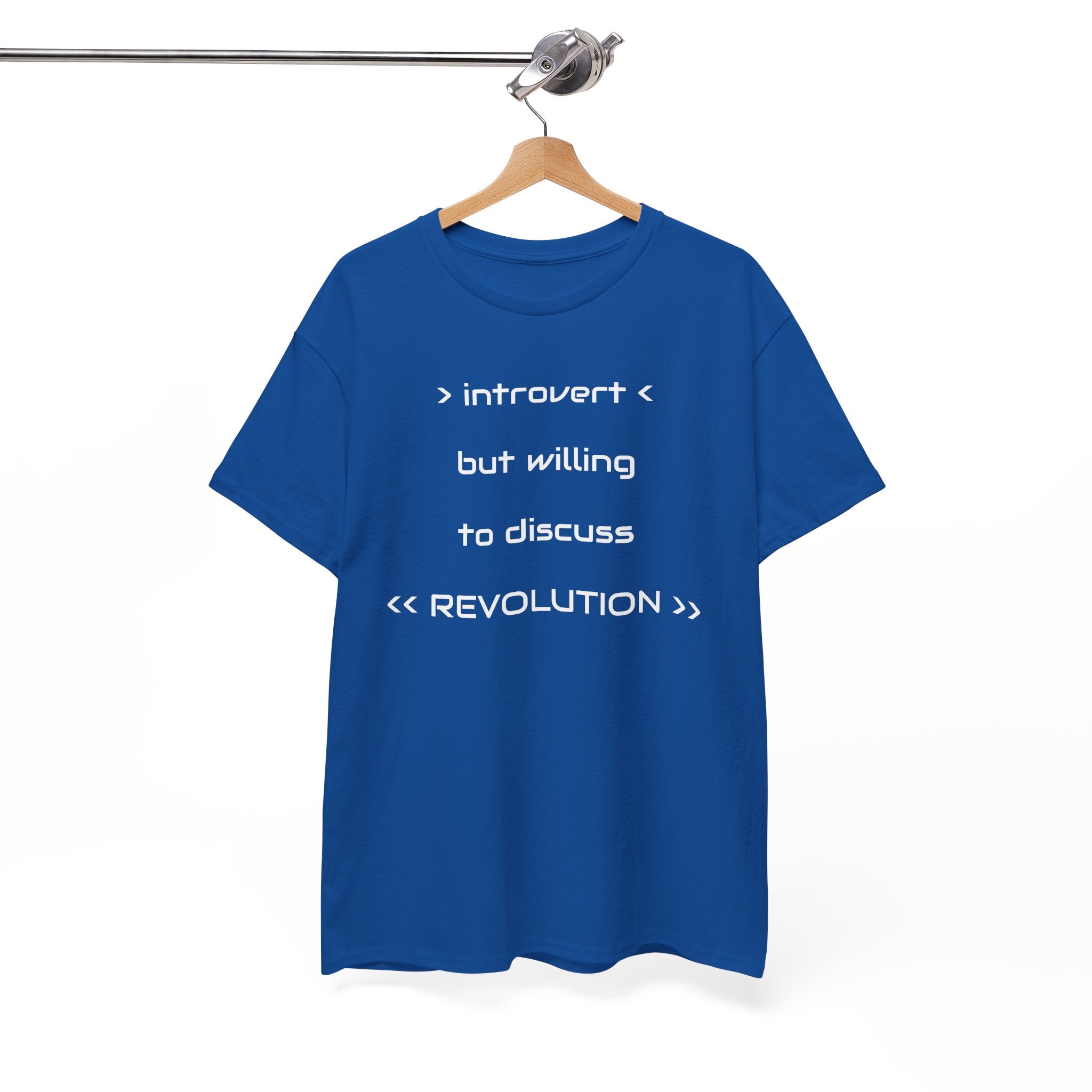 Introvert Revolution Tee, Introvert Humor Shirt - Justice Candy Apparel