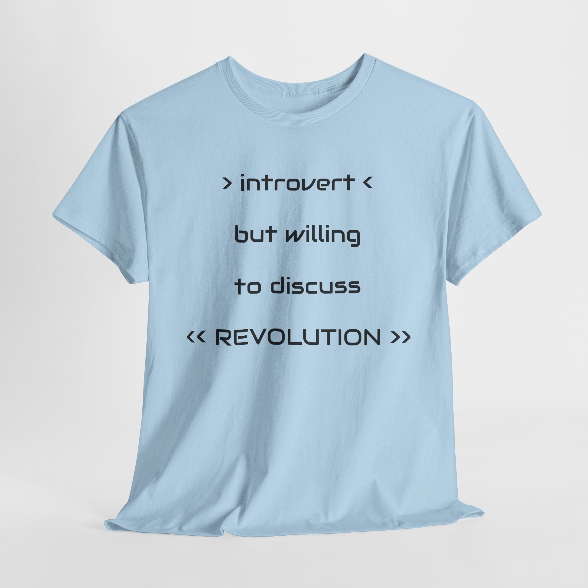 Introvert Revolution Tee, Introvert Humor Shirt - Justice Candy Apparel
