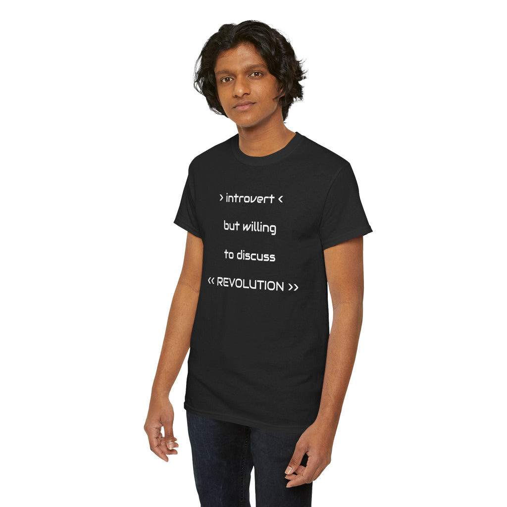 Introvert Revolution Tee, Introvert Humor Shirt - Justice Candy Apparel