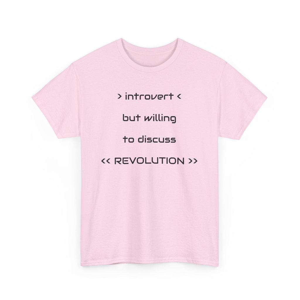 Introvert Revolution Tee, Introvert Humor Shirt - Justice Candy Apparel